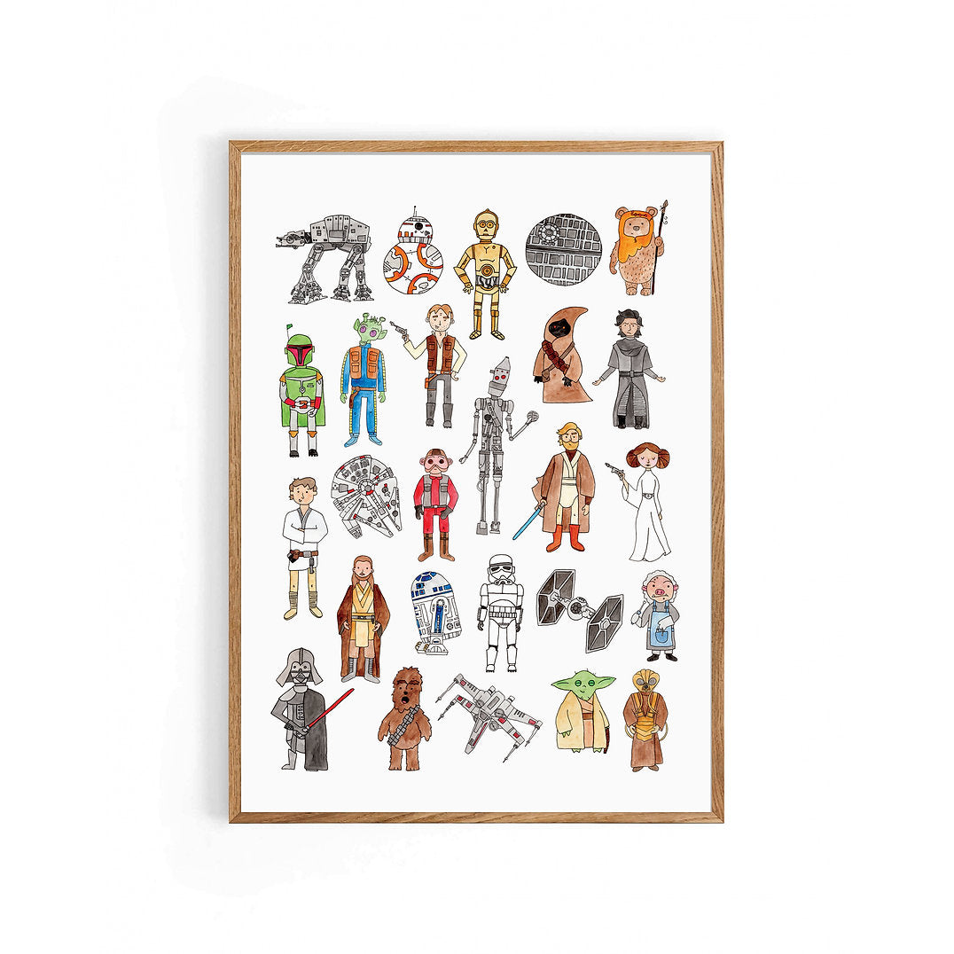 Nova & Me Star Wars Print