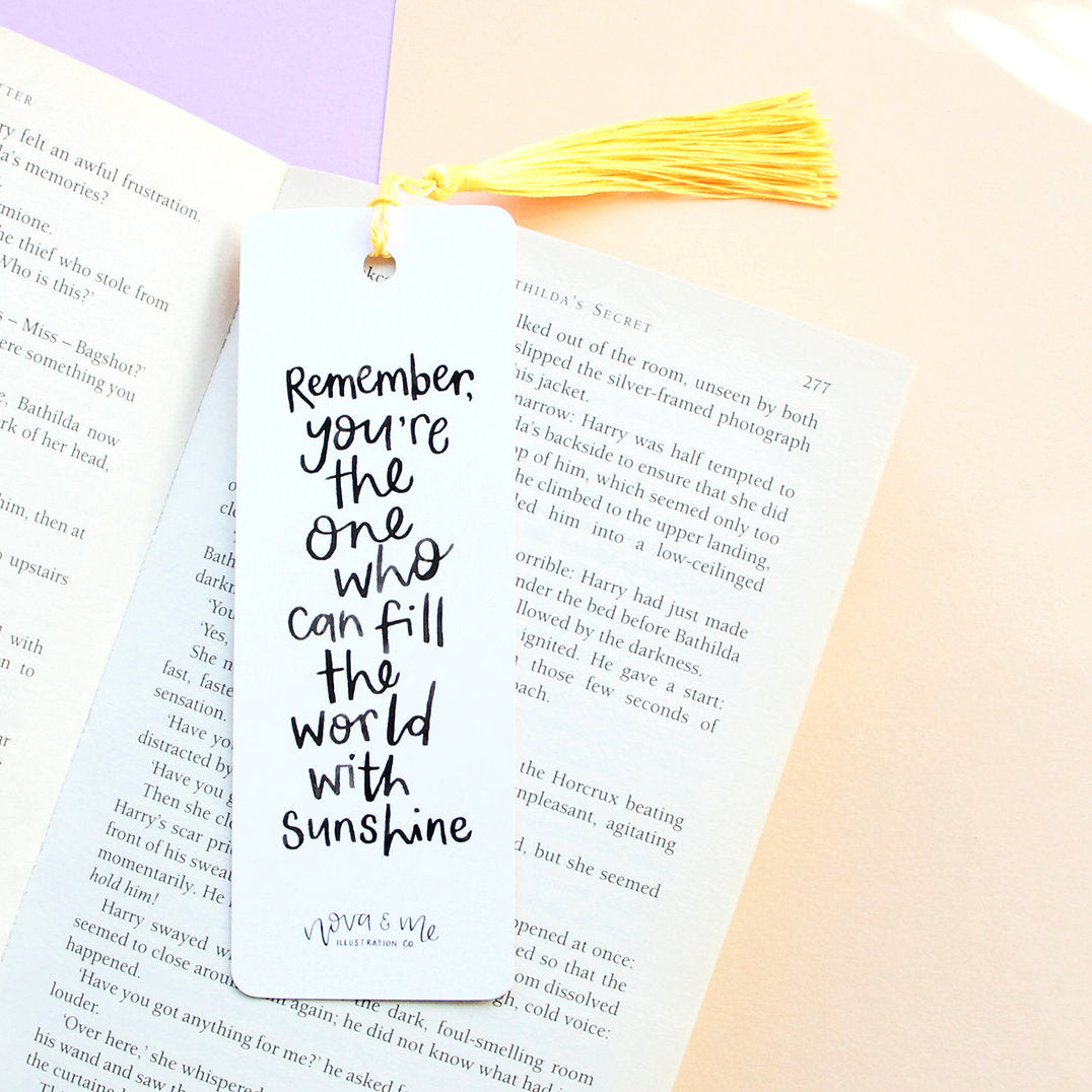 Nova & Me Sunshine Bookmark