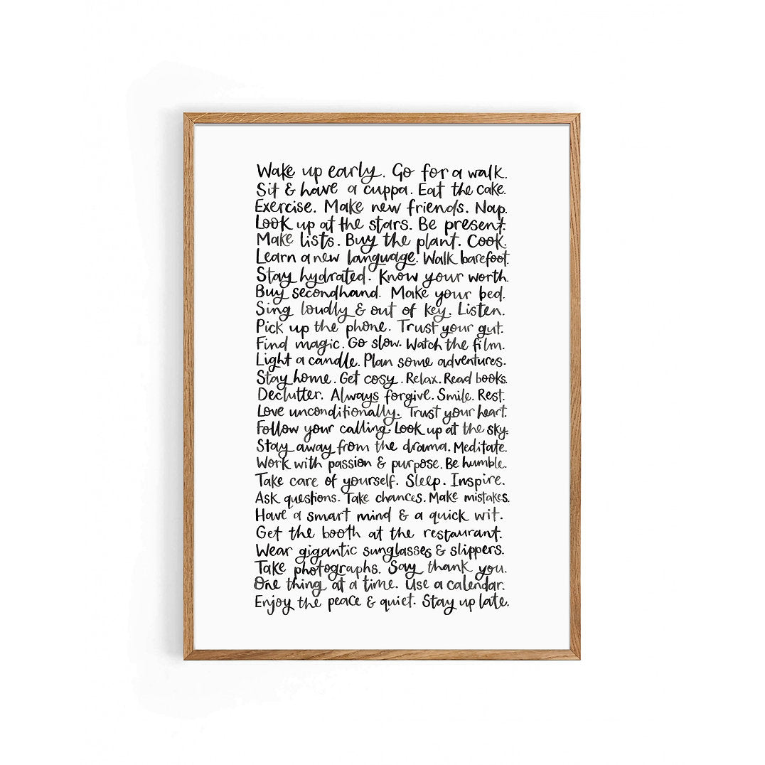 Nova & Me Wake Up Early Print