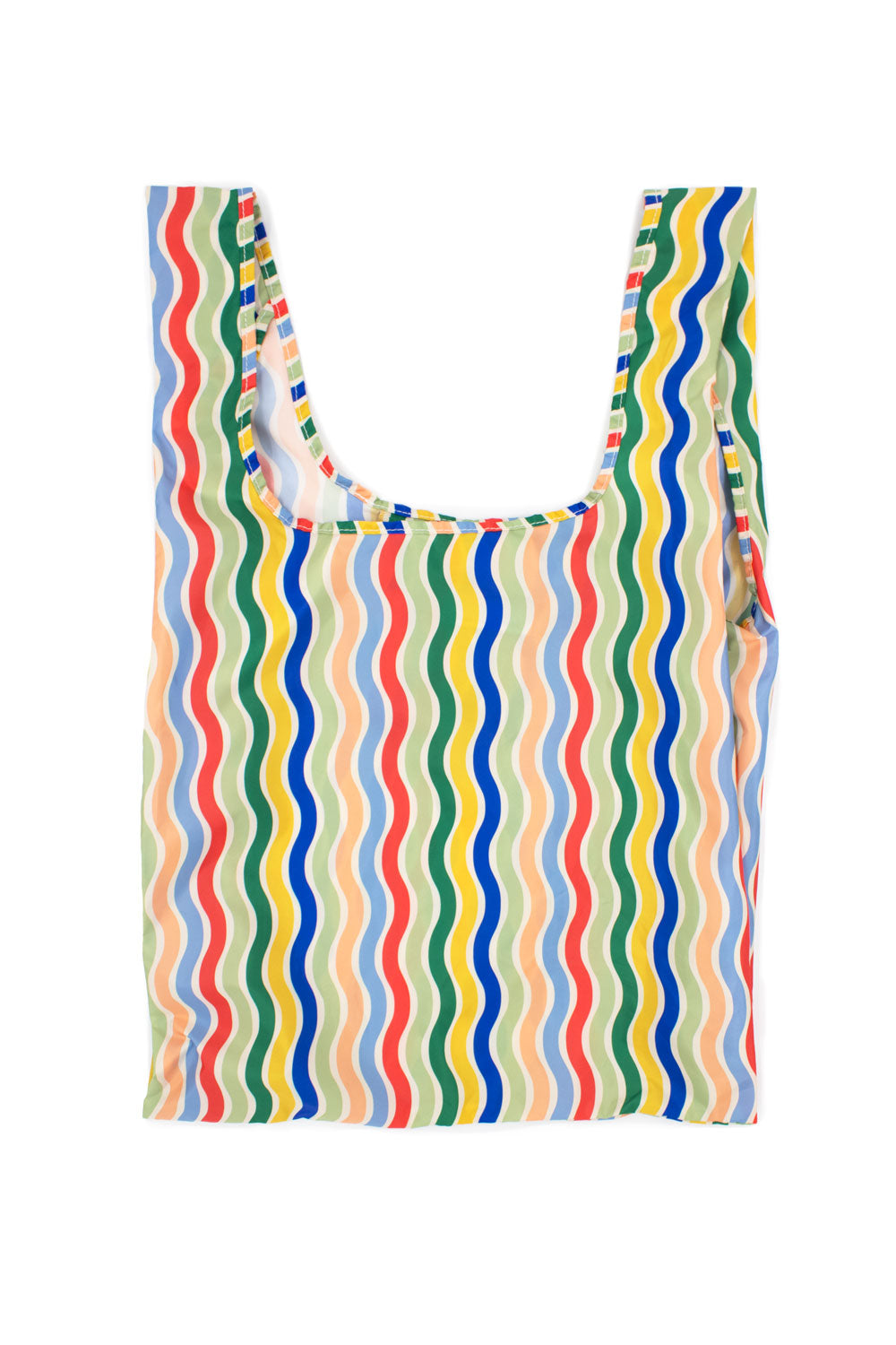 Kind Bags Rainbow Waves | Medium Reusable Tote Bag at Bibelot Leek