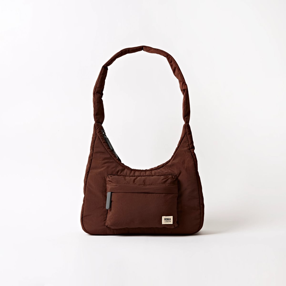 Roka Belsize Handbag Chocolate Taslon