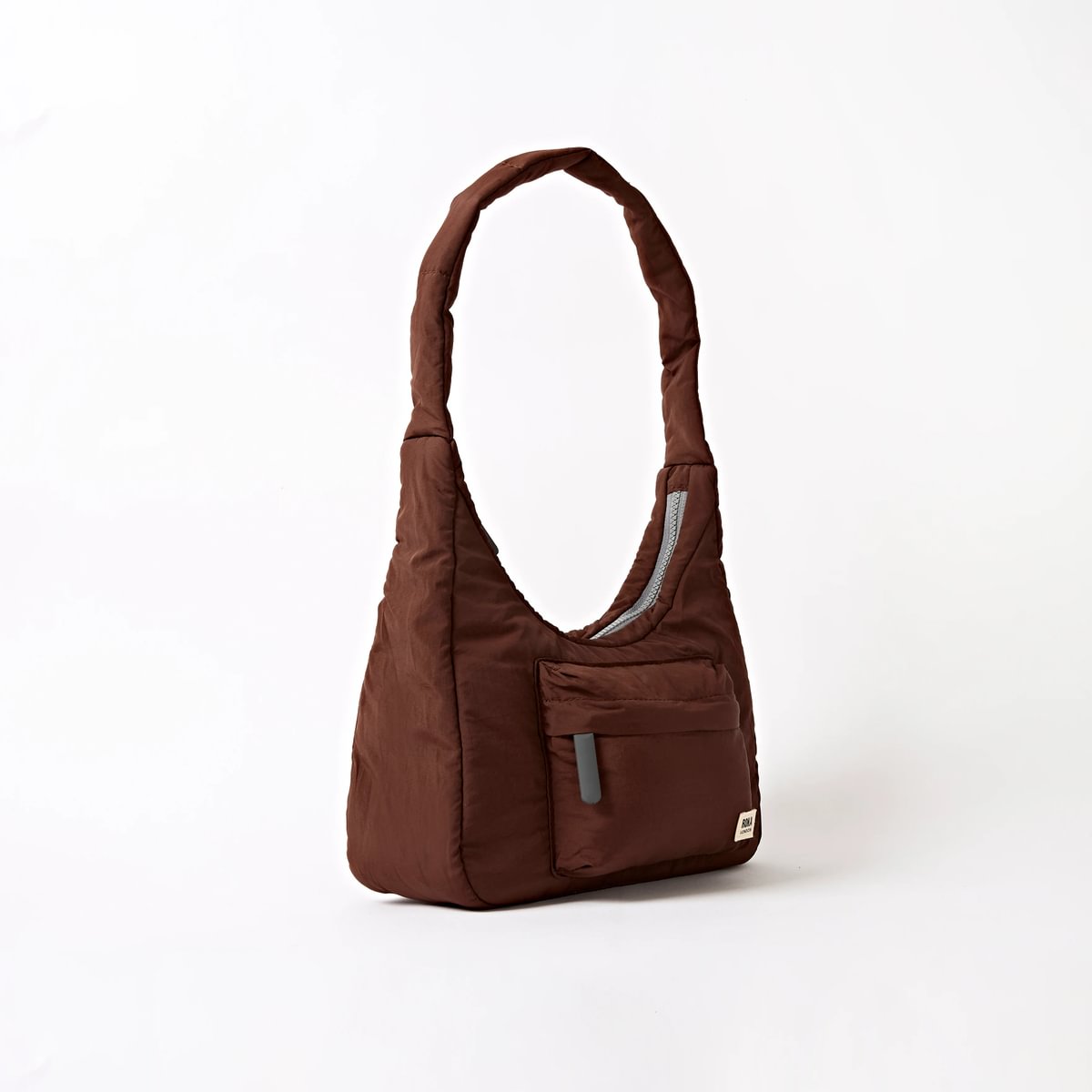 Roka Belsize Handbag Chocolate Taslon