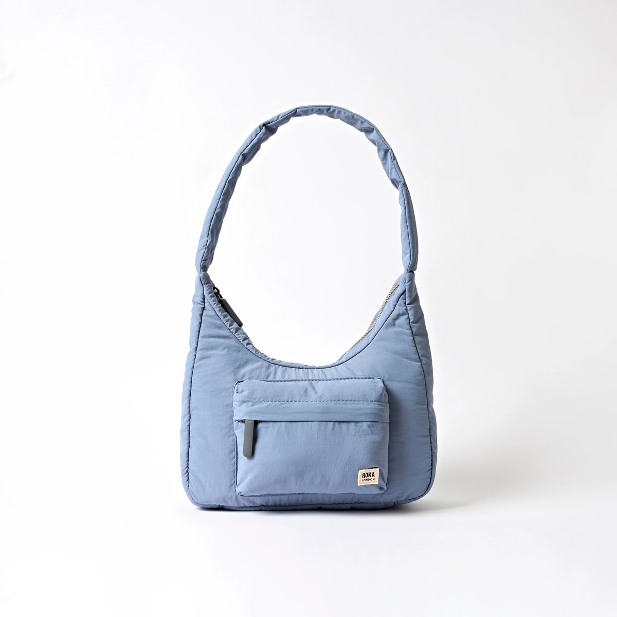 Roka Belsize Handbag Retro Blue Taslon