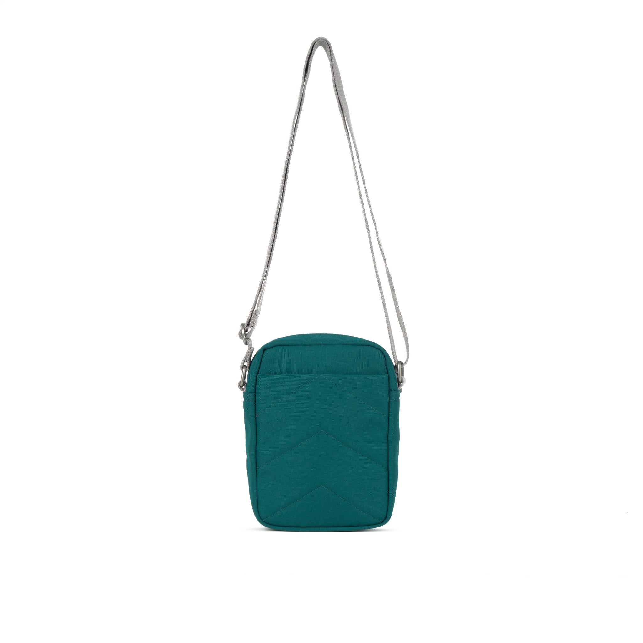 Roka Bond Crossbody Recycled Canvas: Teal Bibelot Leek Staffordshire UK