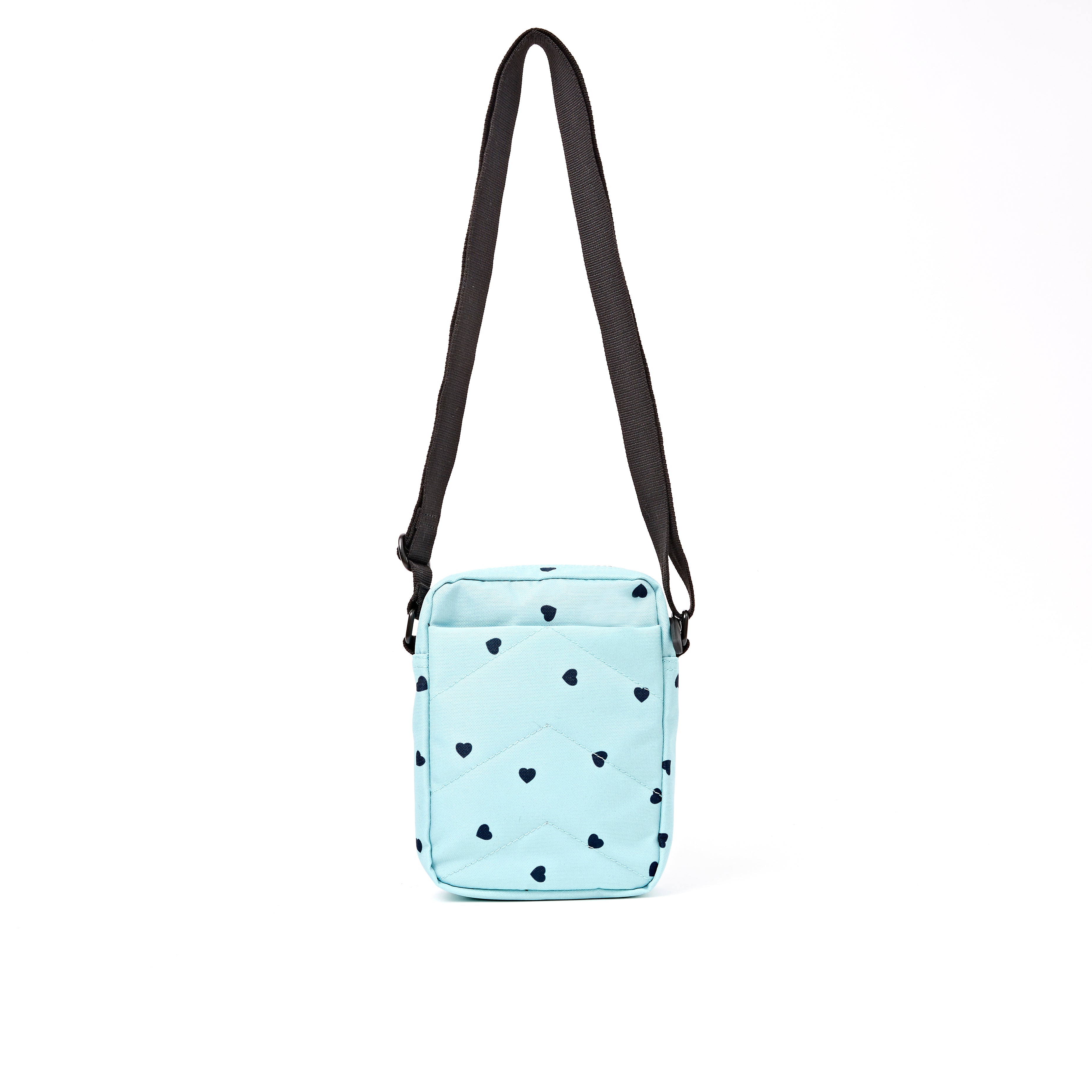 Roka Bond Crossbody Recycled Canvas: Heart Print at Bibelot Leek UK Stockist