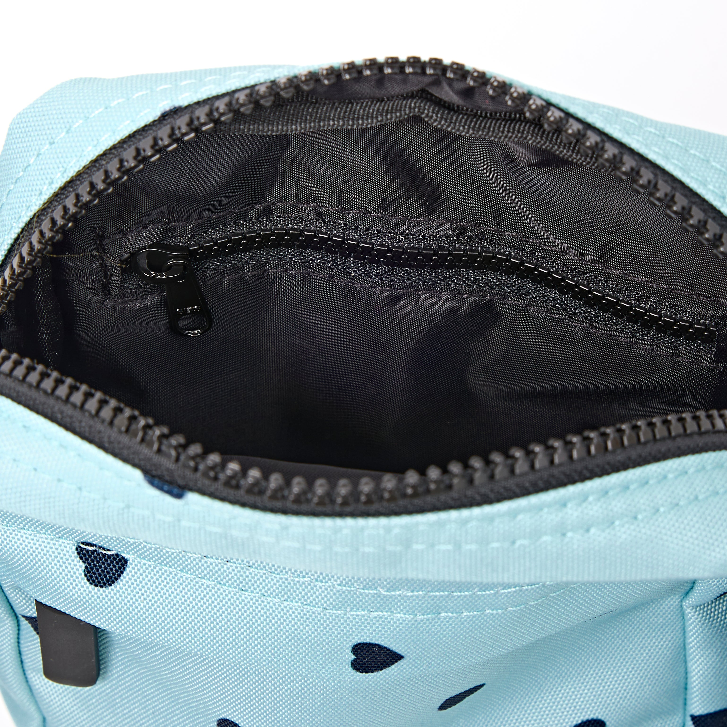 Roka Bond Crossbody Recycled Canvas: Heart Print at Bibelot Leek UK Stockist