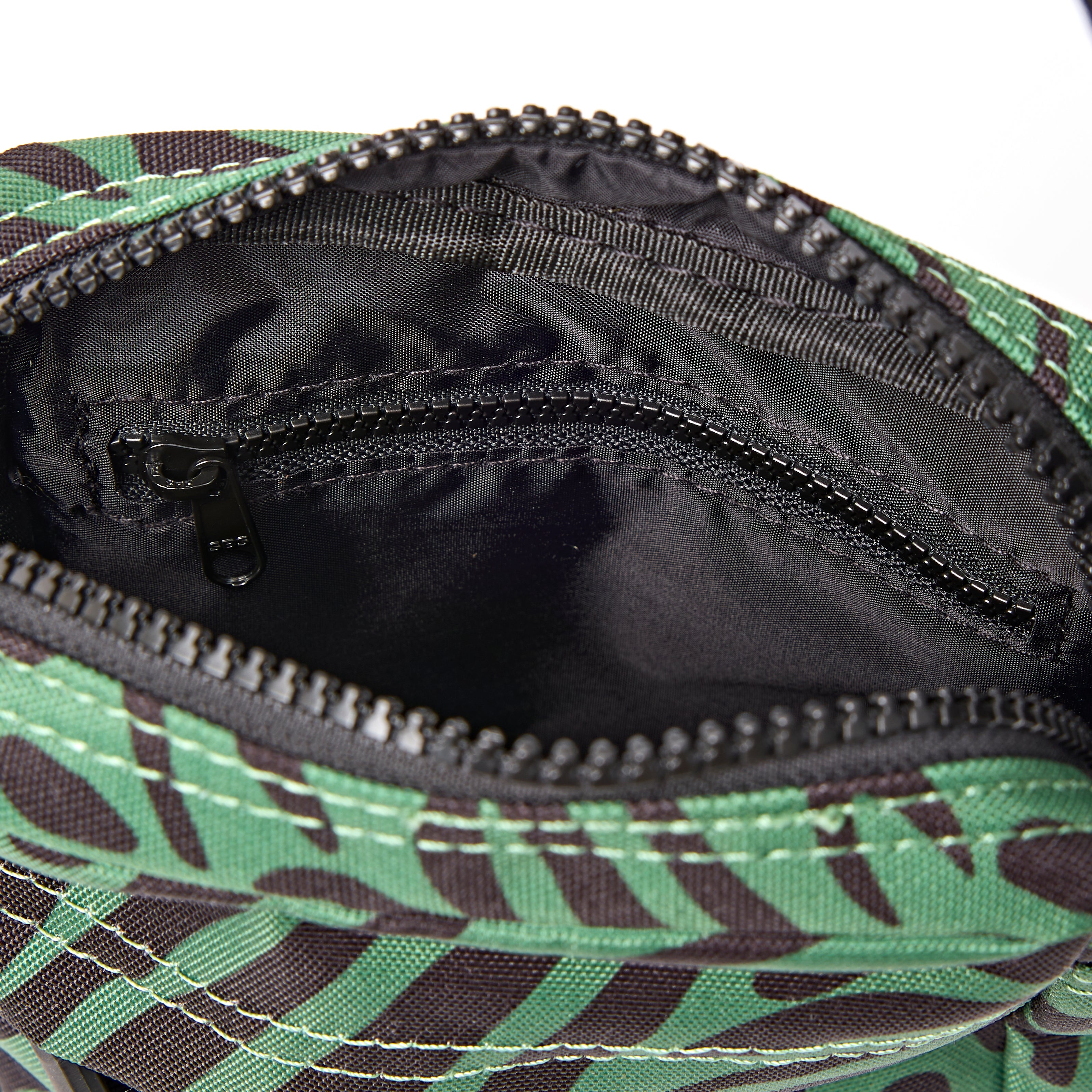 Roka Bond Crossbody Recycled Canvas: Mixed Animal Artichoke at Bibelot Leek UK Stockist