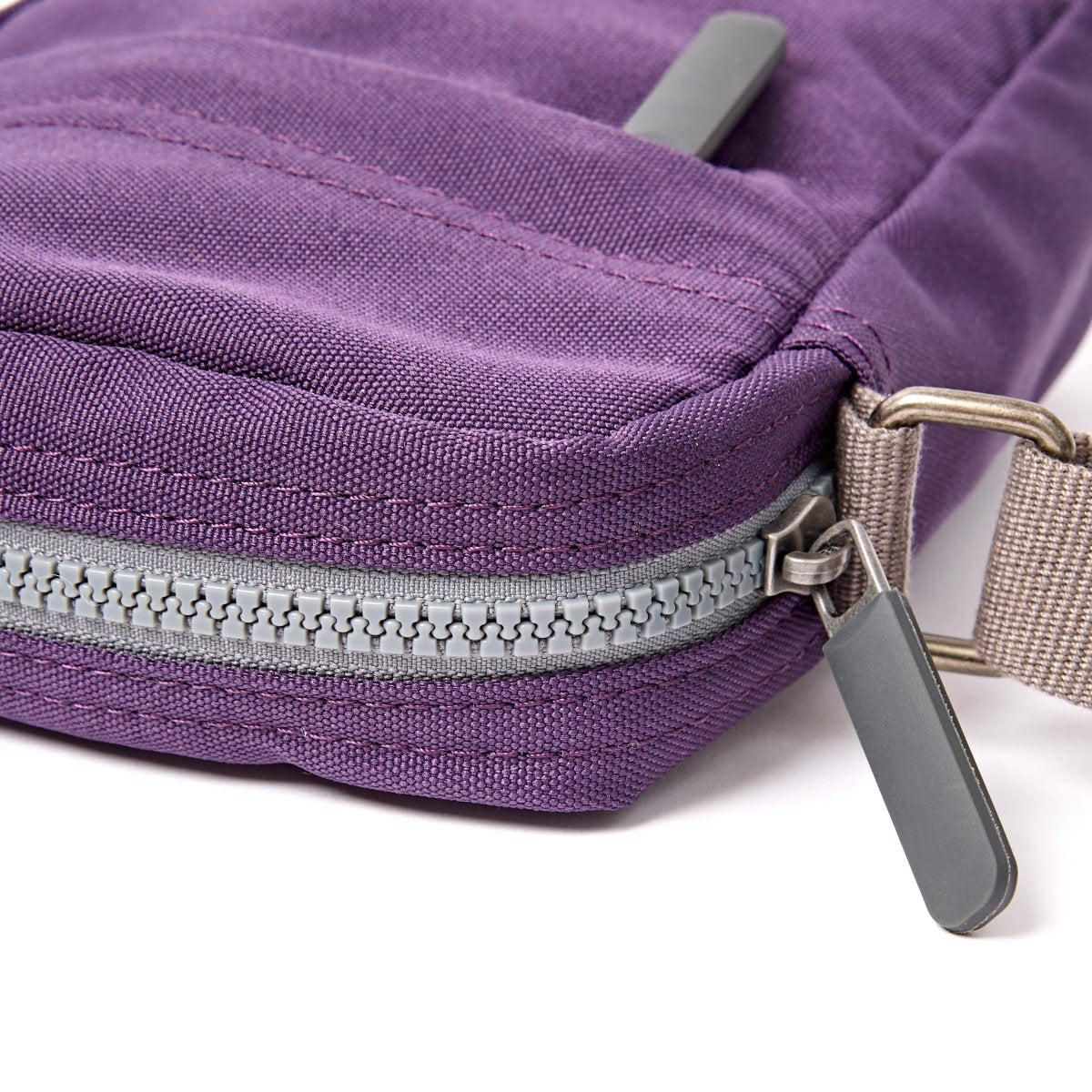 Roka Bond Crossbody Recycled Canvas: Deep Grape at Bibelot Leek UK Stockist