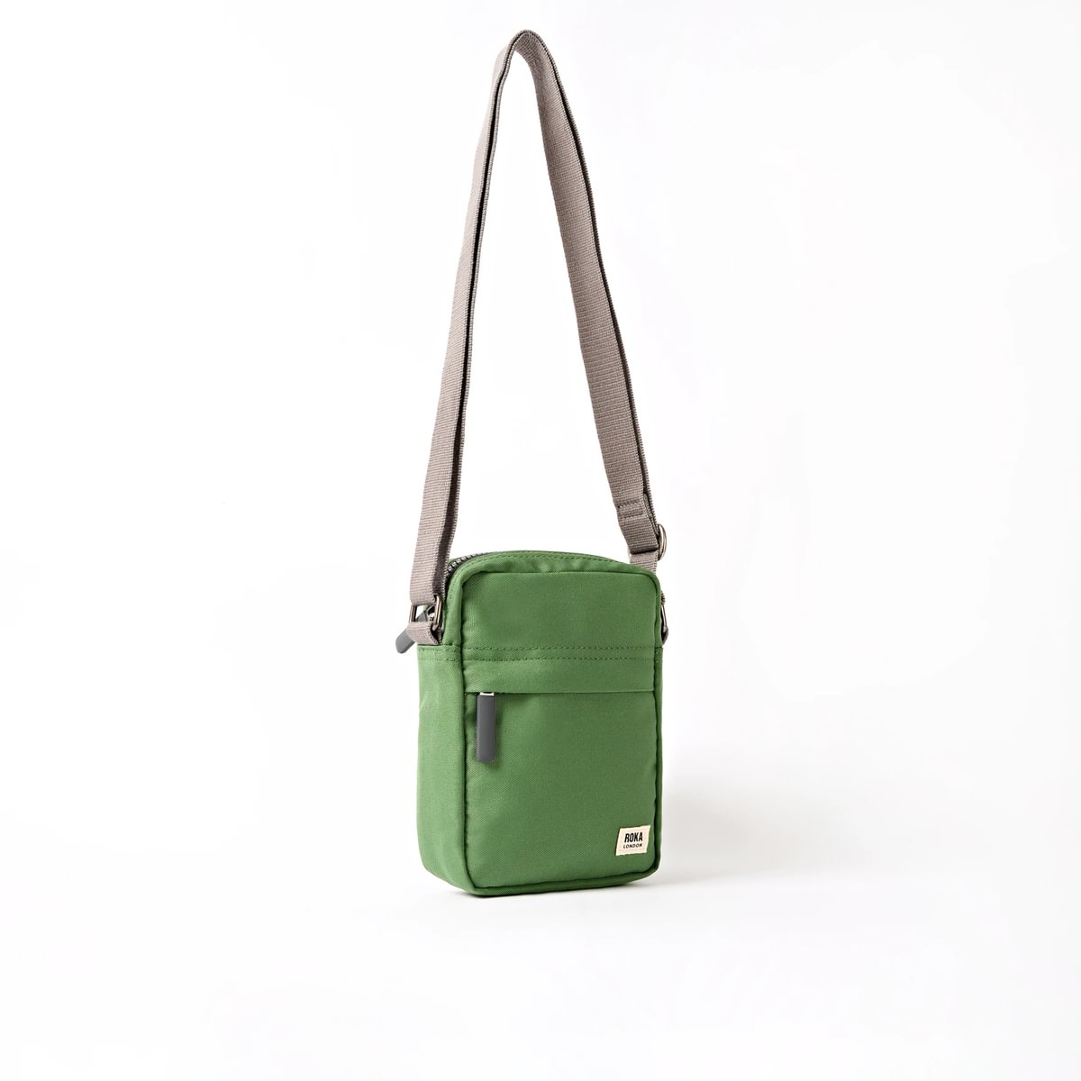Roka Bond Crossbody Recycled Canvas: Artichoke at Bibelot Leek