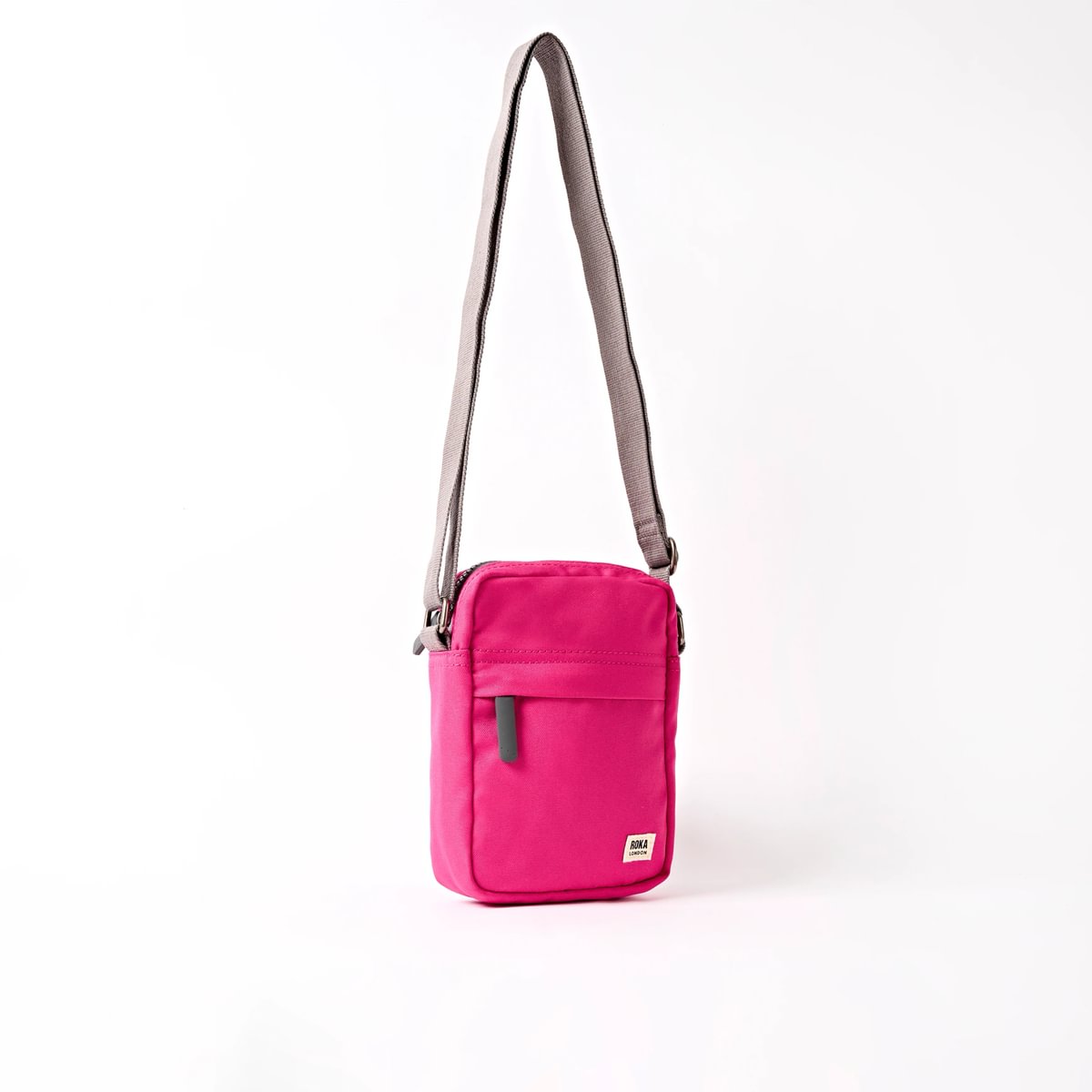 Roka Bond Crossbody Recycled Canvas: Granita Red at Bibelot Leek
