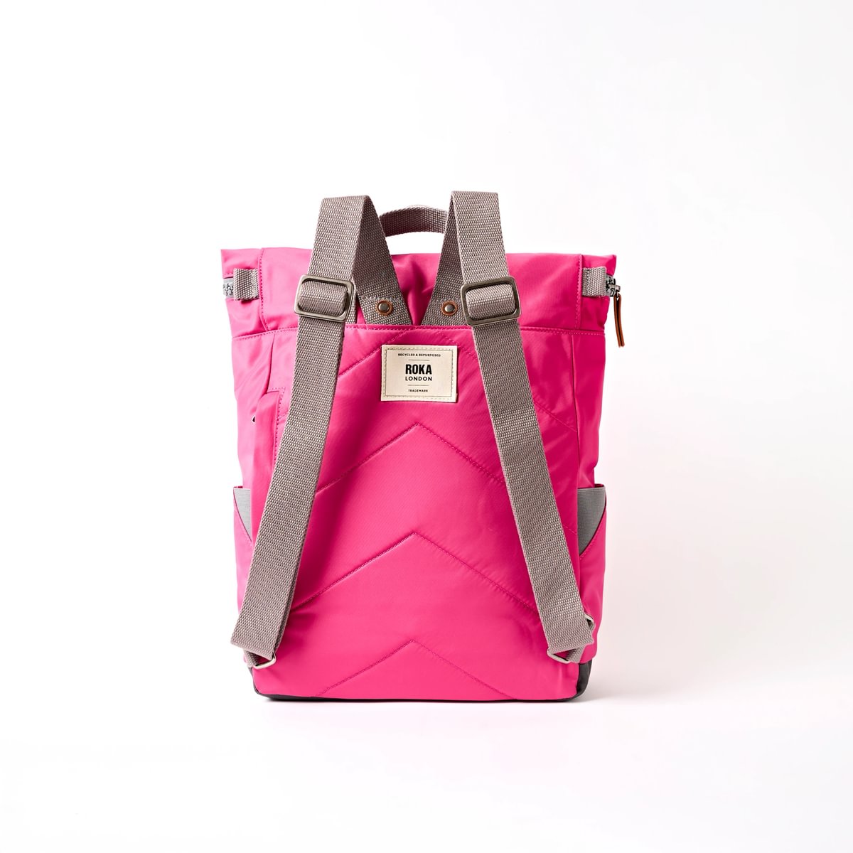 Roka Medium Canfield B Recycled Nylon: Granita Red at Bibelot Leek