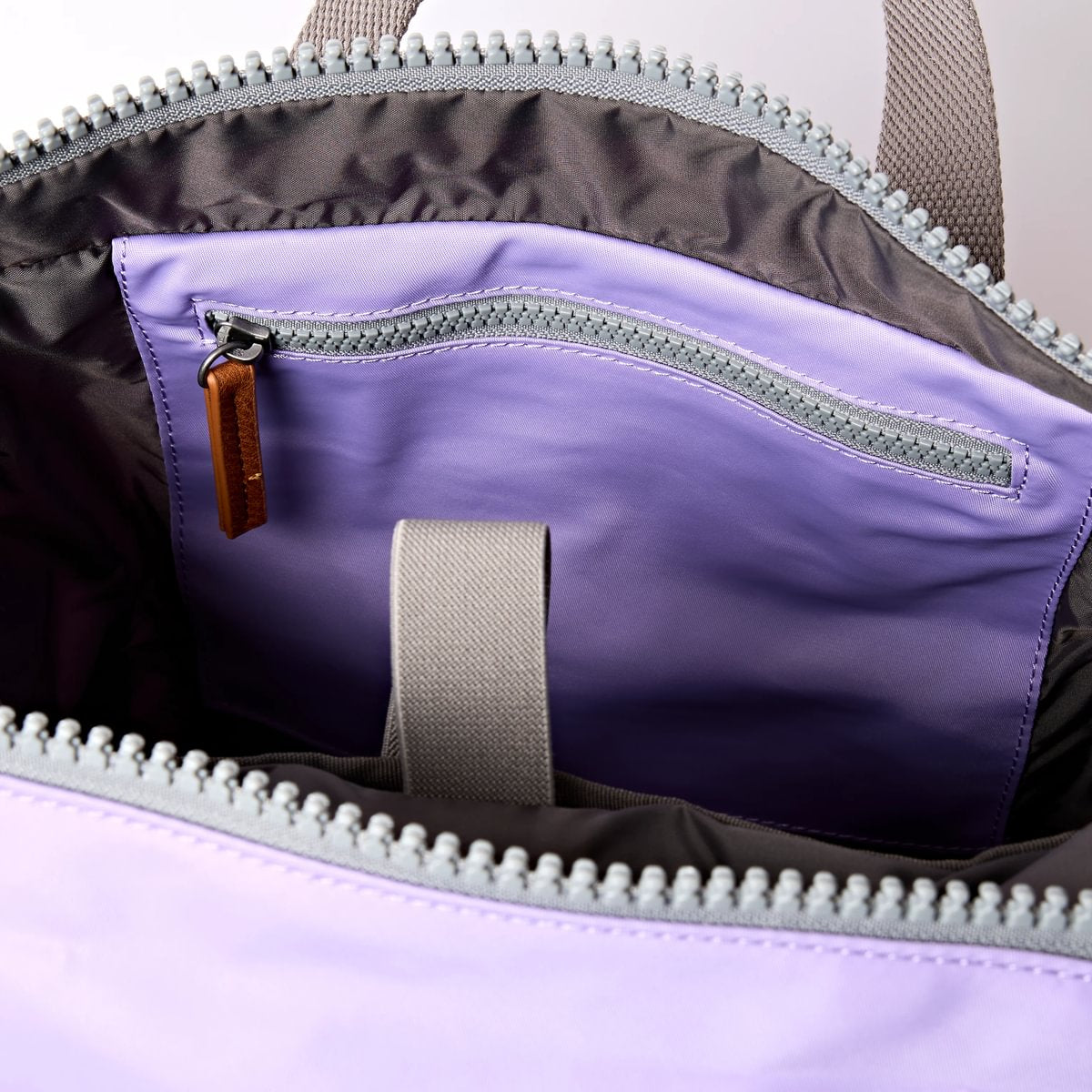 Roka Medium Canfield B Recycled Nylon: Thistle Bloom at Bibelot Leek