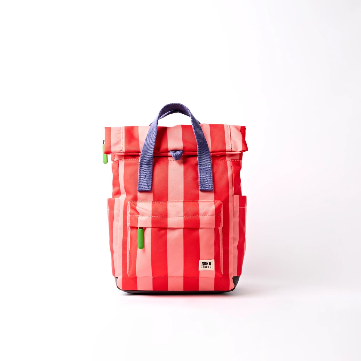 Roka Backpack Small Canfield B Recycled Canvas: Circus Print at Bibelot Leek