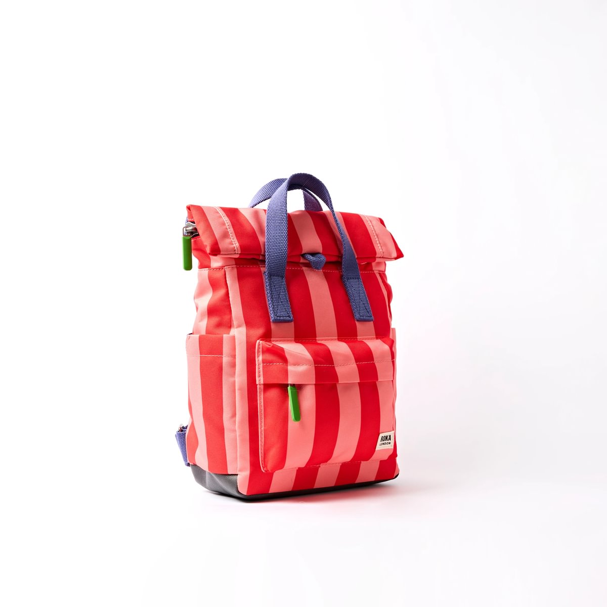 Roka Backpack Small Canfield B Recycled Canvas: Circus Print at Bibelot Leek