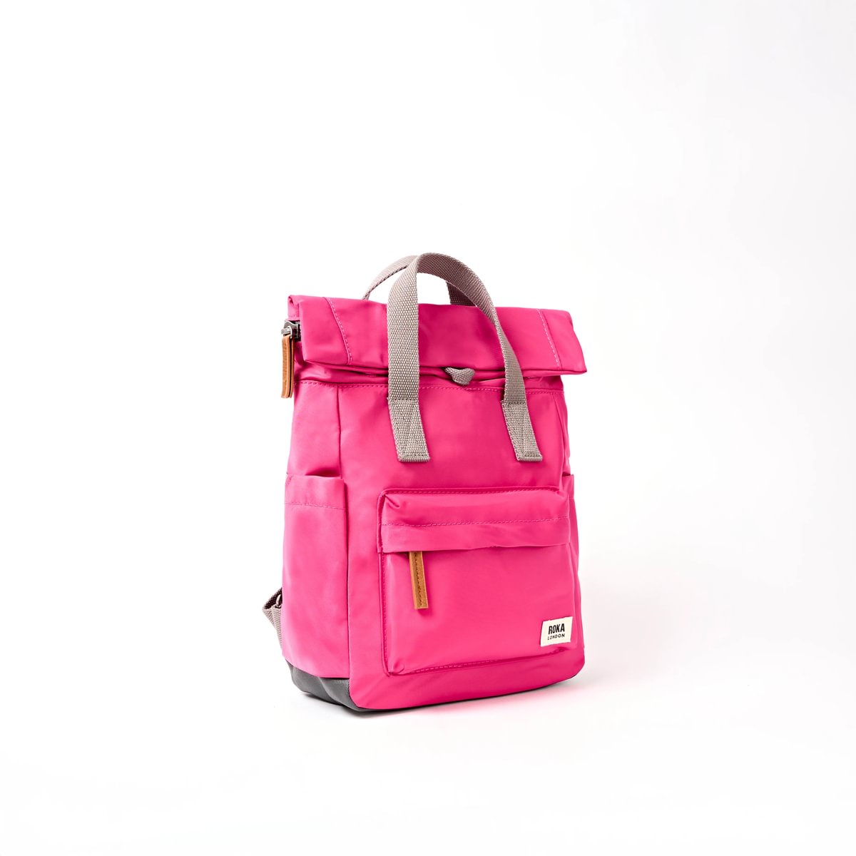 Roka Backpack Small Canfield B Recycled Nylon: Granita Red at Bibelot Leek