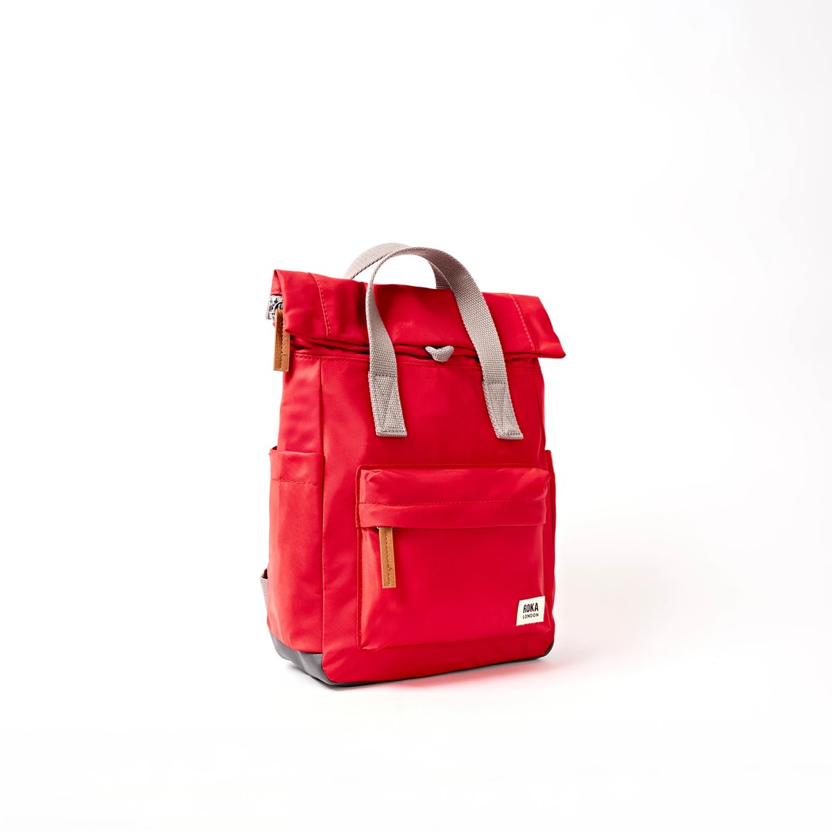 Roka Backpack Small Canfield B Recycled Nylon: Scarlet at Bibelot