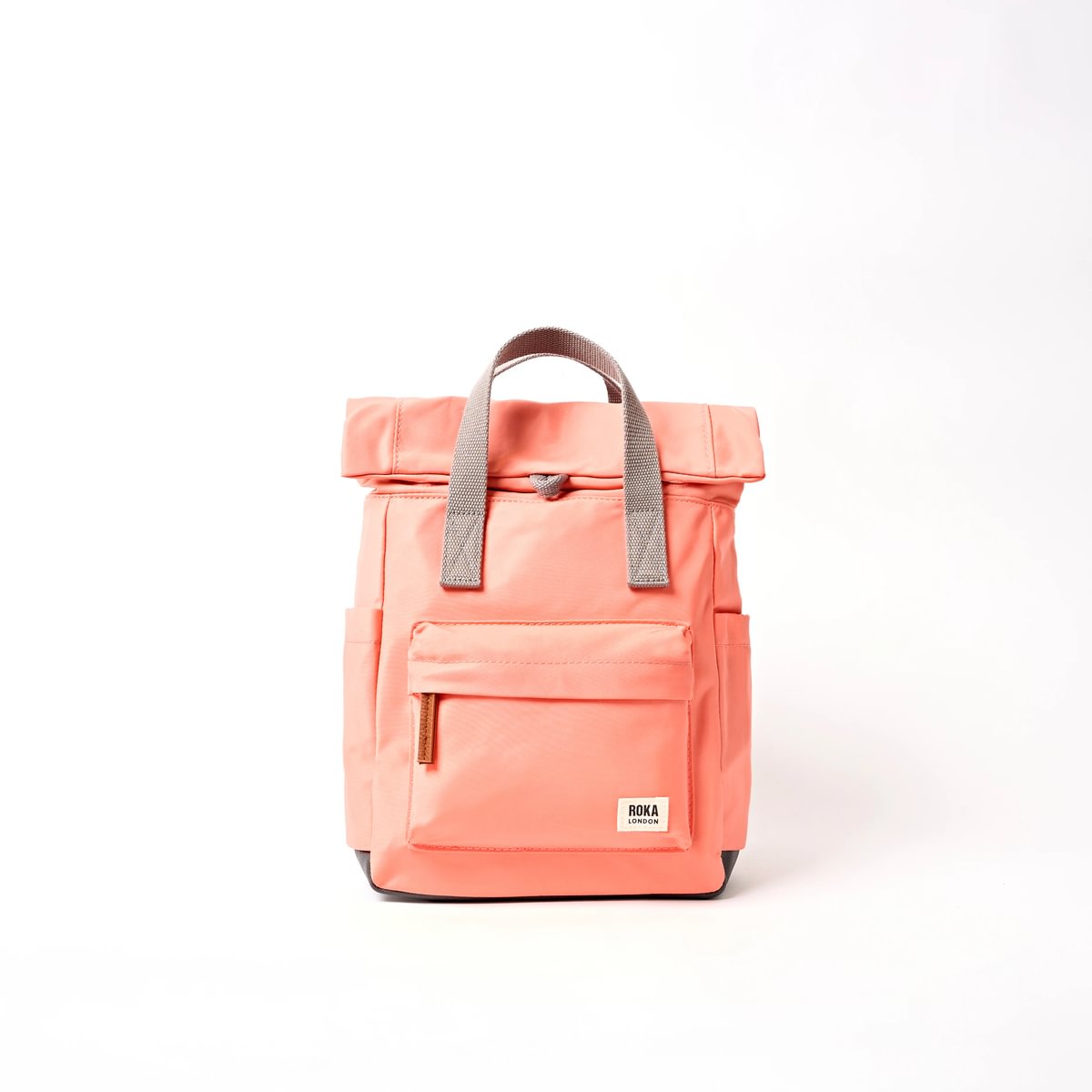Roka Backpack Small Canfield B Recycled Nylon: Sugar Coral at Bibelot Leek