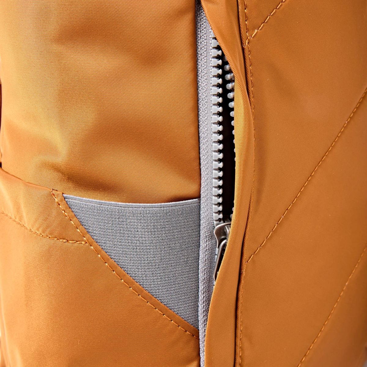 Roka Backpack Medium Canfield B Recycled Nylon: Biscuit at Bibelot Leek UK Stockist