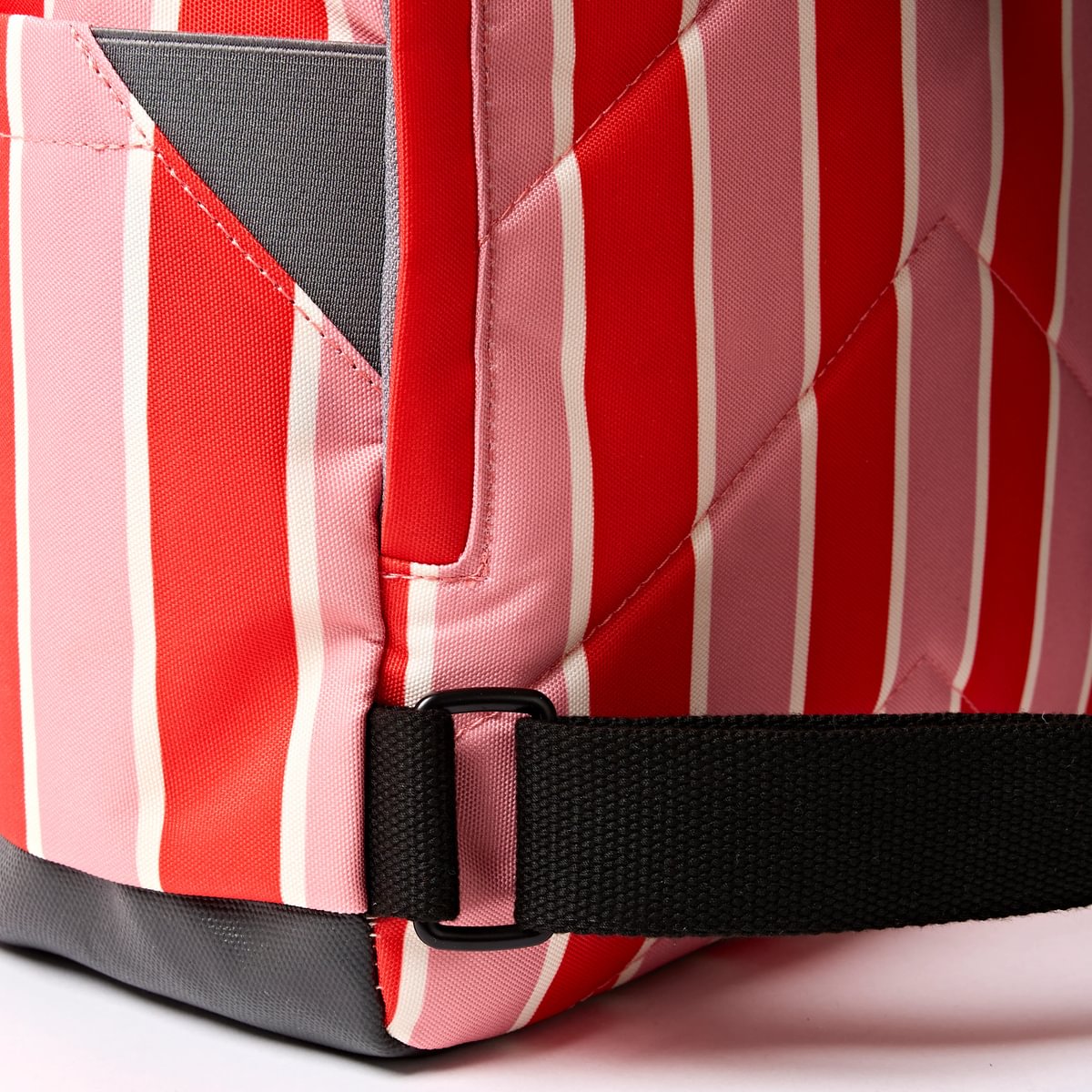 Roka Medium Canfield B Recycled Canvas: Seaside Stripe at Bibelot Leek