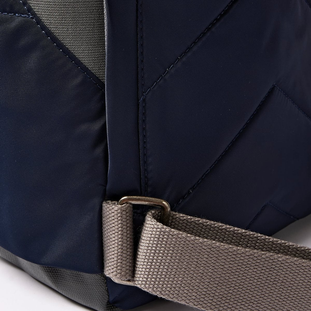 Roka Backpack Small Canfield B Recycled Nylon: Midnight Stripe at Bibelot Leek