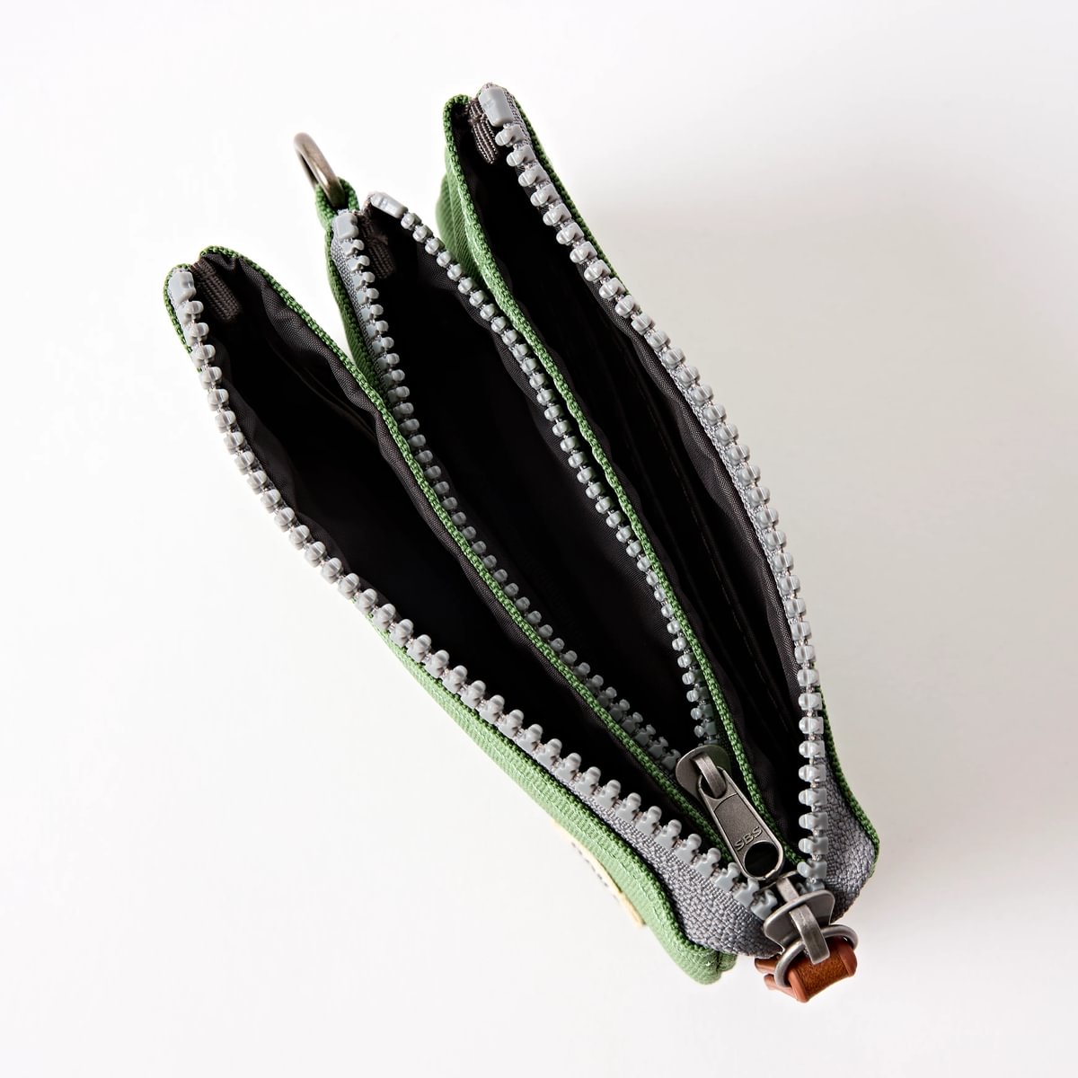 Roka Small Carnaby Recycled Canvas Wallet: Artichoke at Bibelot Leek