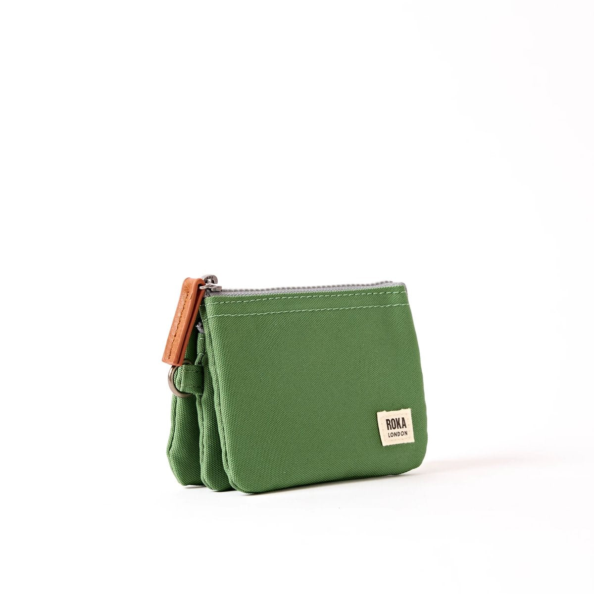 Roka Small Carnaby Recycled Canvas Wallet: Artichoke at Bibelot Leek