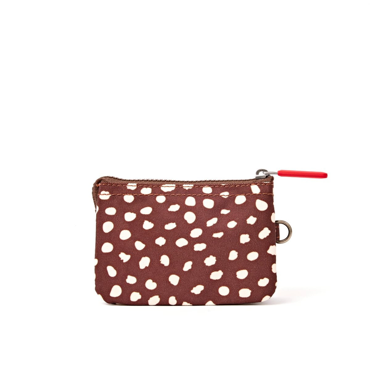 ROKA Small Carnaby Wallet – Brown Dot Recycled Canvas at Bibelot Leek UK Stockist