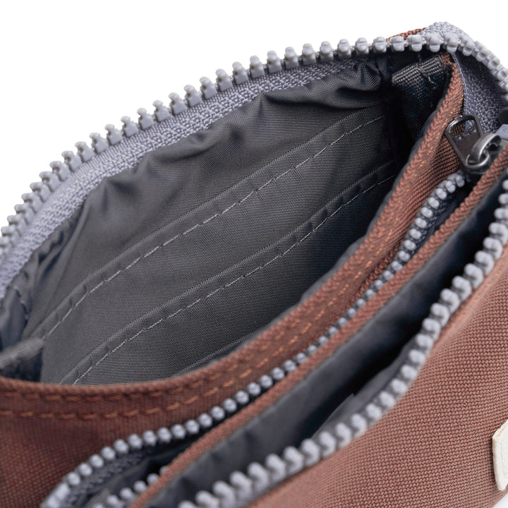 Roka Small Carnaby Recycled Canvas Wallet: Coco