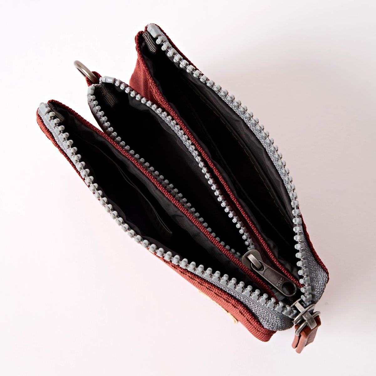 Roka Small Carnaby Recycled Canvas Wallet: Henna at Bibelot Leek
