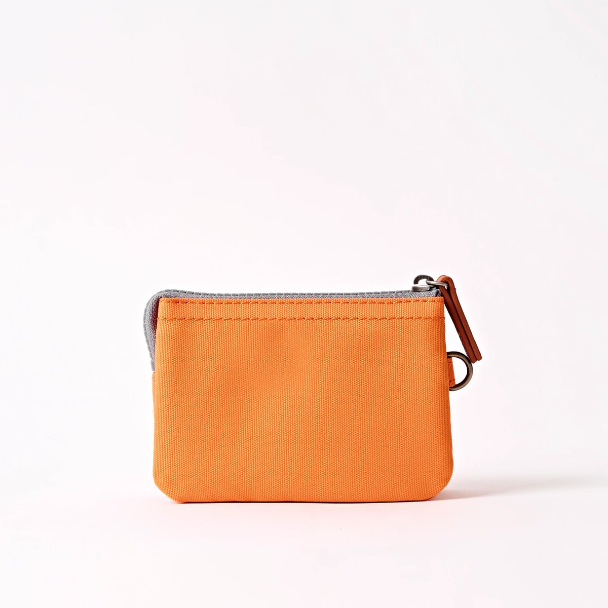 Roka Small Carnaby Recycled Canvas Wallet: Jaffa Orange at Bibelot Leek