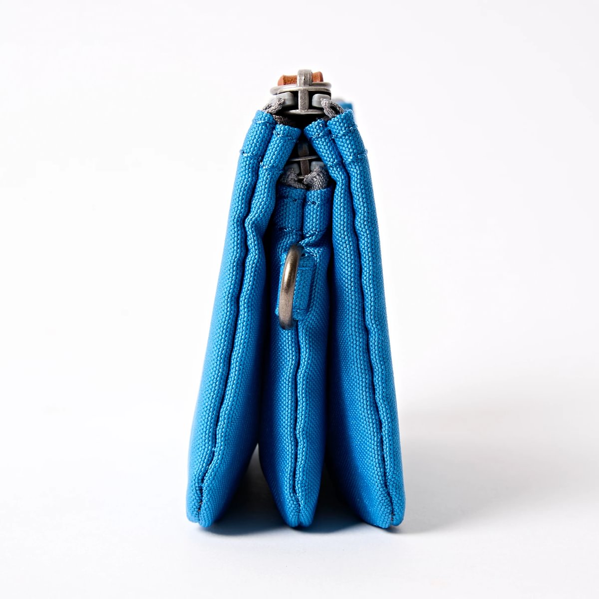 Roka Small Carnaby Recycled Canvas Wallet: Malibu Blue at Bibelot Leek