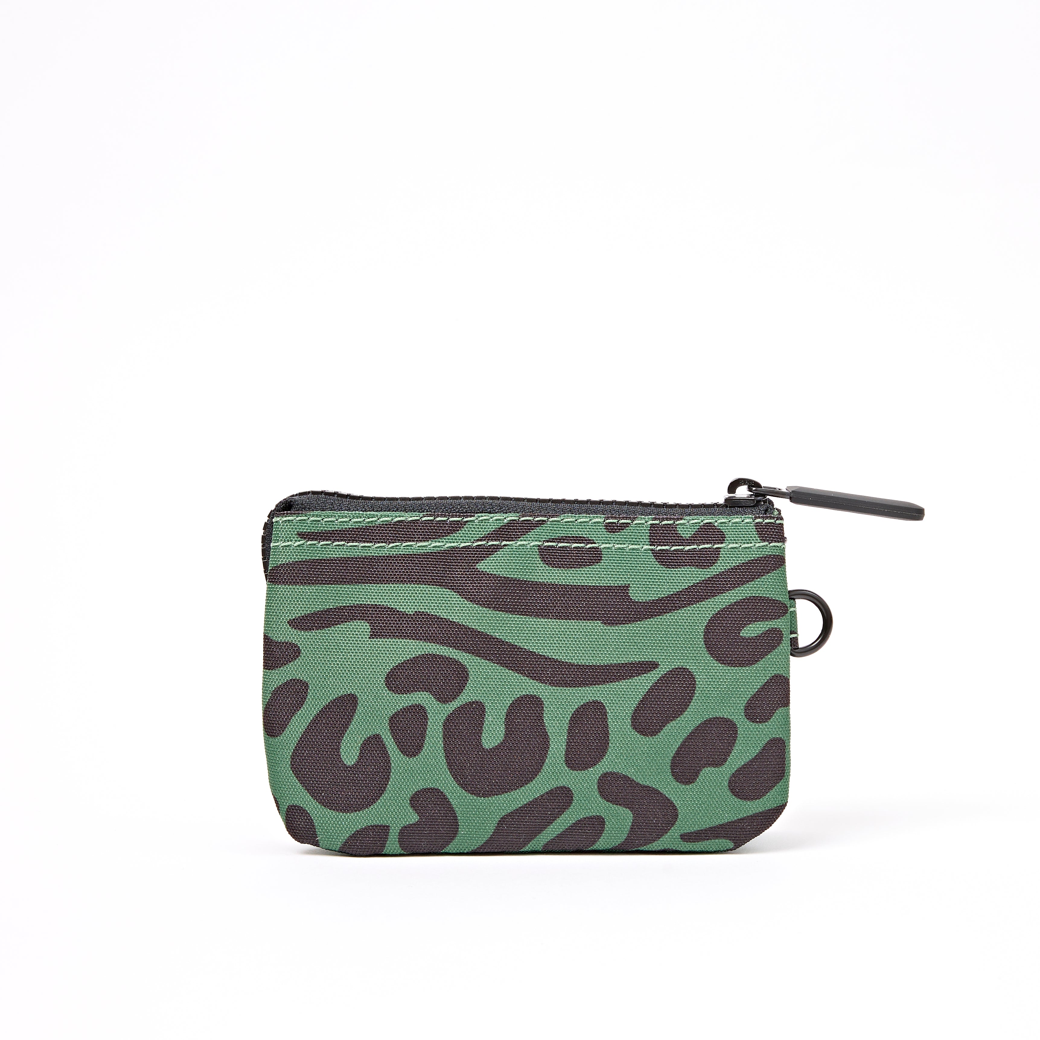 ROKA Small Carnaby Wallet – Mixed Animal Artichoke Recycled Canvas at Bibelot Leek UK Stockist