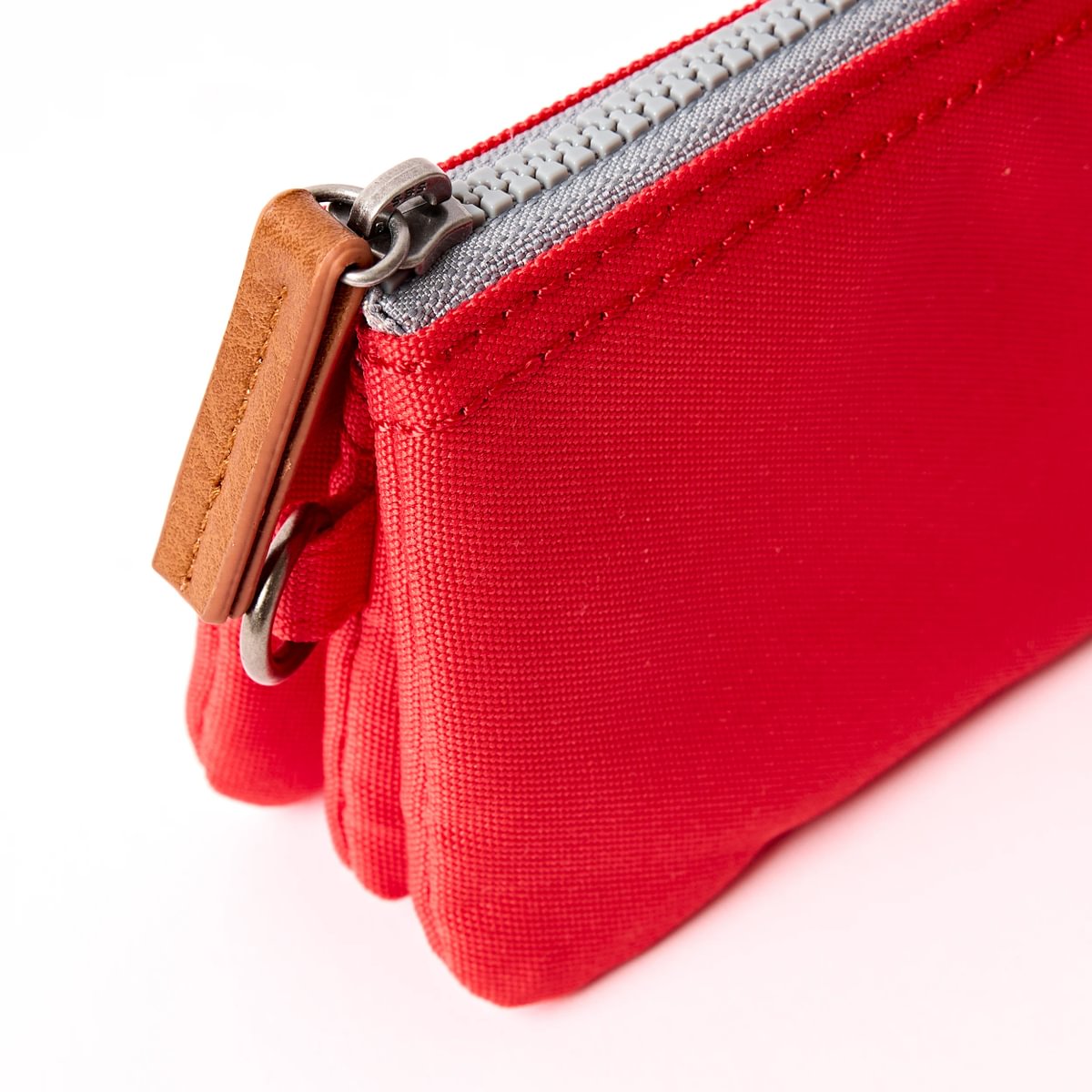 Roka Small Carnaby Recycled Canvas Wallet: Scarlet at Bibelot Leek