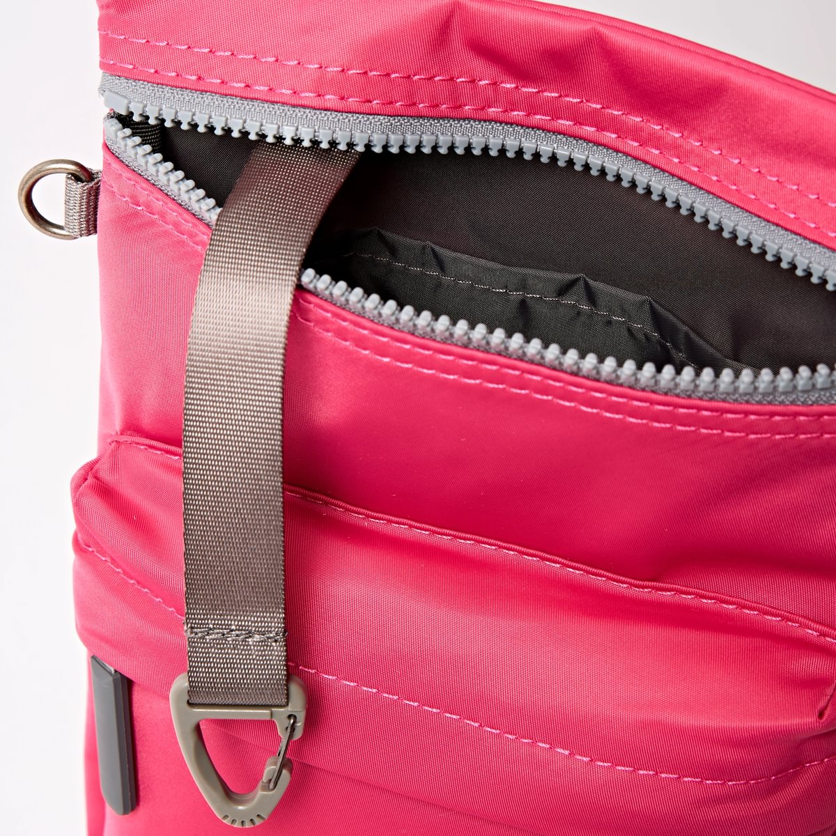 Roka Chelsea B Crossbody in Granita Red Nylon - Medium at Bibelot Leek