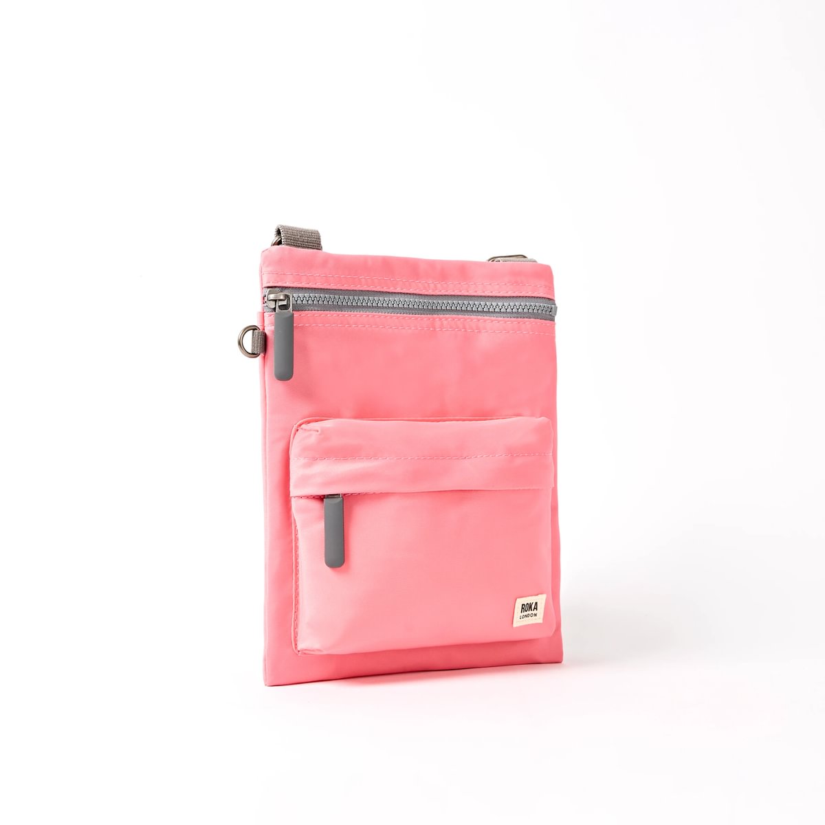 Roka Chelsea B Crossbody in Pink Lemonade Nylon - Medium at Bibelot Leek