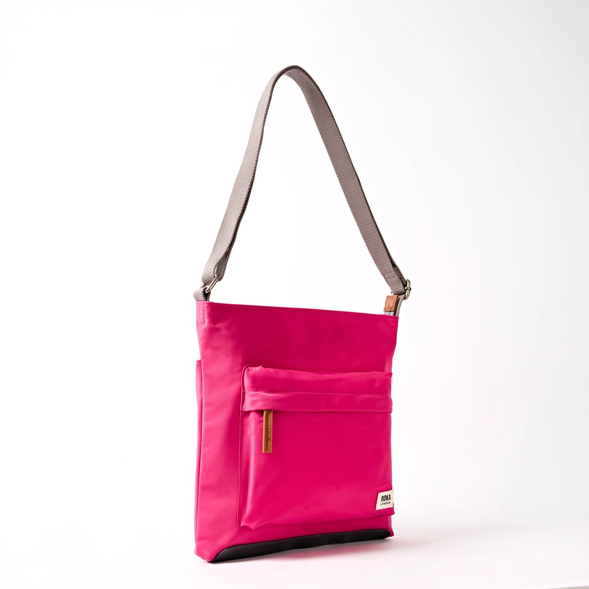 Kennington Crossbody in Granita Red Nylon - Medium at Bibelot Leek