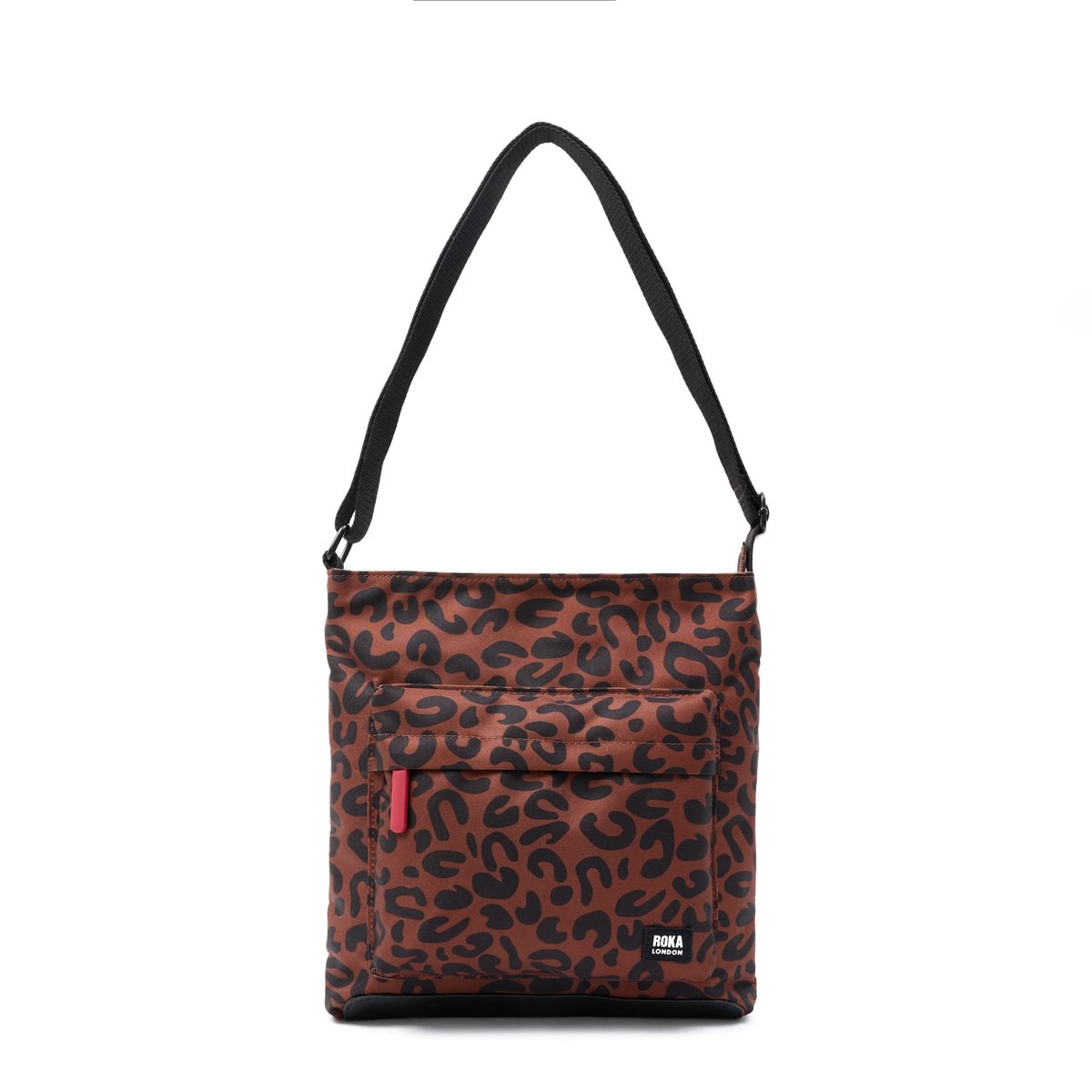 Roka Kennington B Recycled Canvas: Scarlet Leopard Print