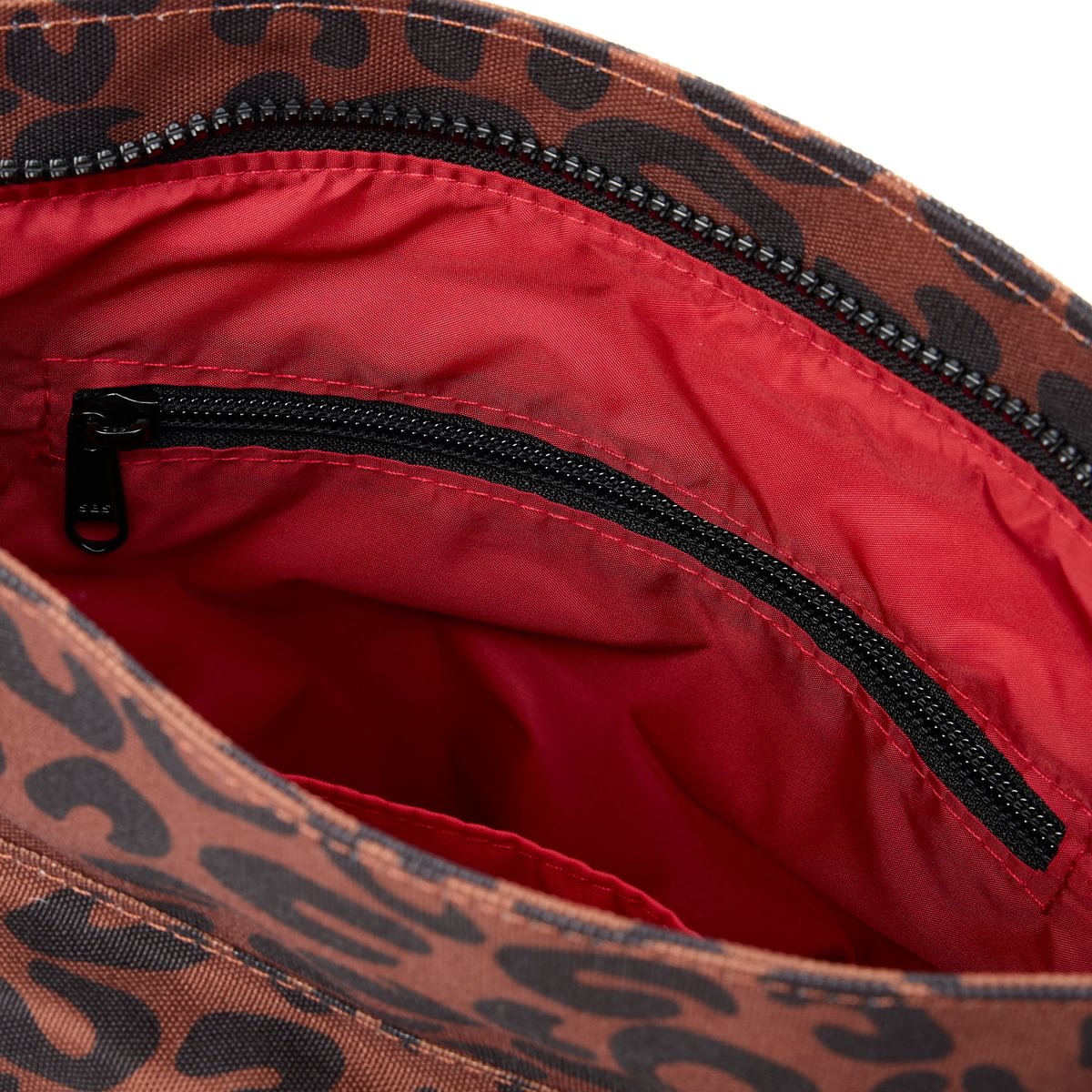 Roka Kennington B Recycled Canvas: Scarlet Leopard Print