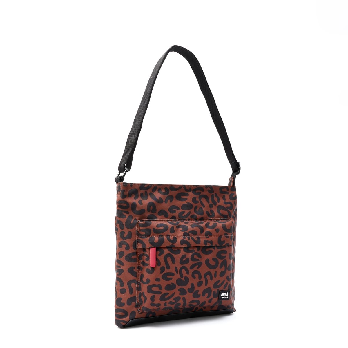 Roka Kennington B Recycled Canvas: Scarlet Leopard Print