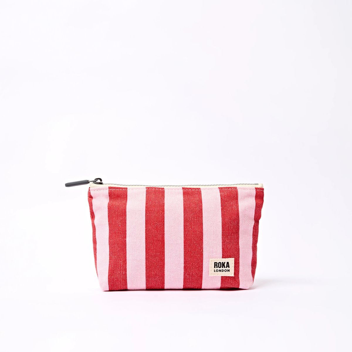 Roka Maida Vale Small Pouch in Strawberry Stripe at Bibelot Leek