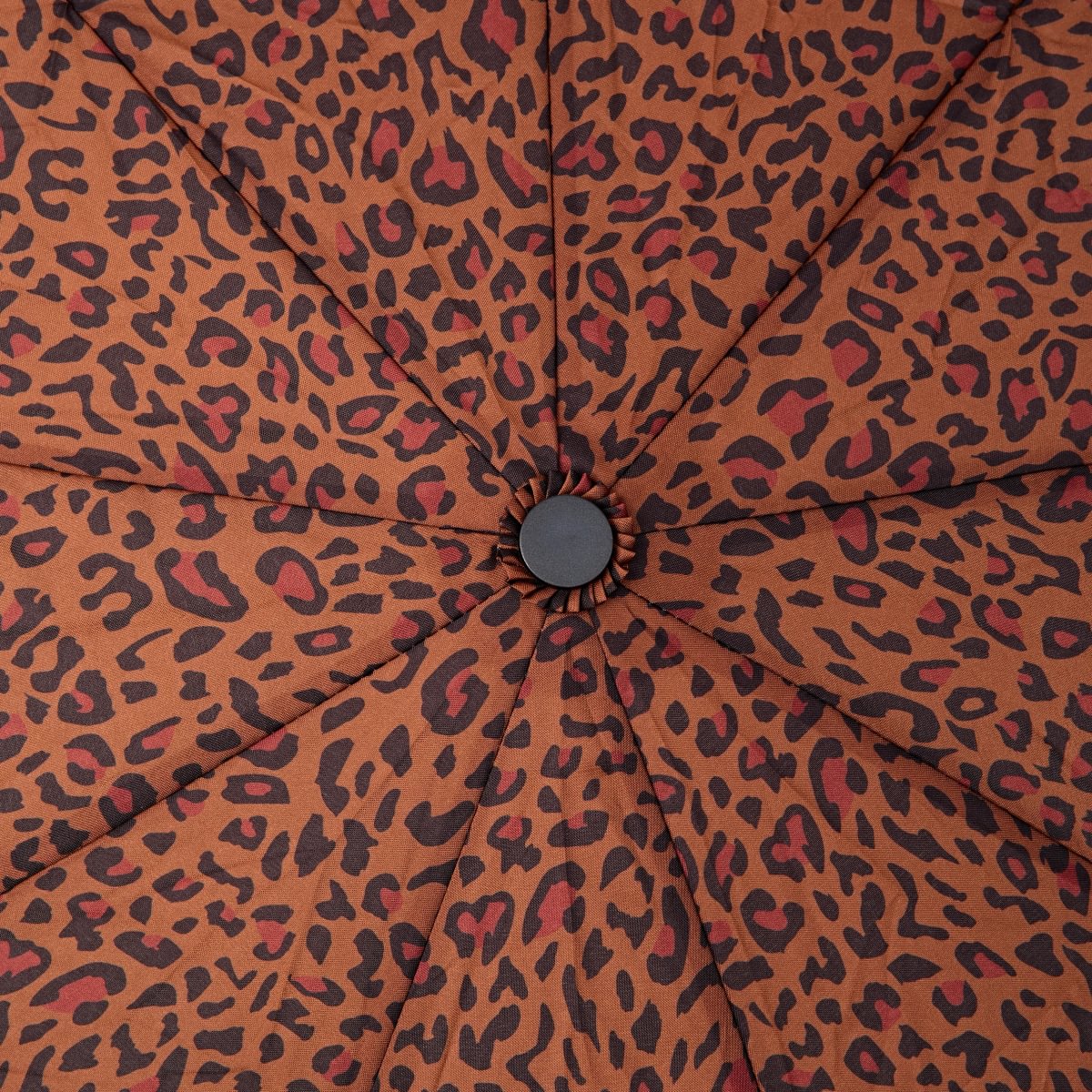 Roka Waterloo Umbrella Sustainable: Brown Mini Leopard at Bibelot Leek UK Stockist