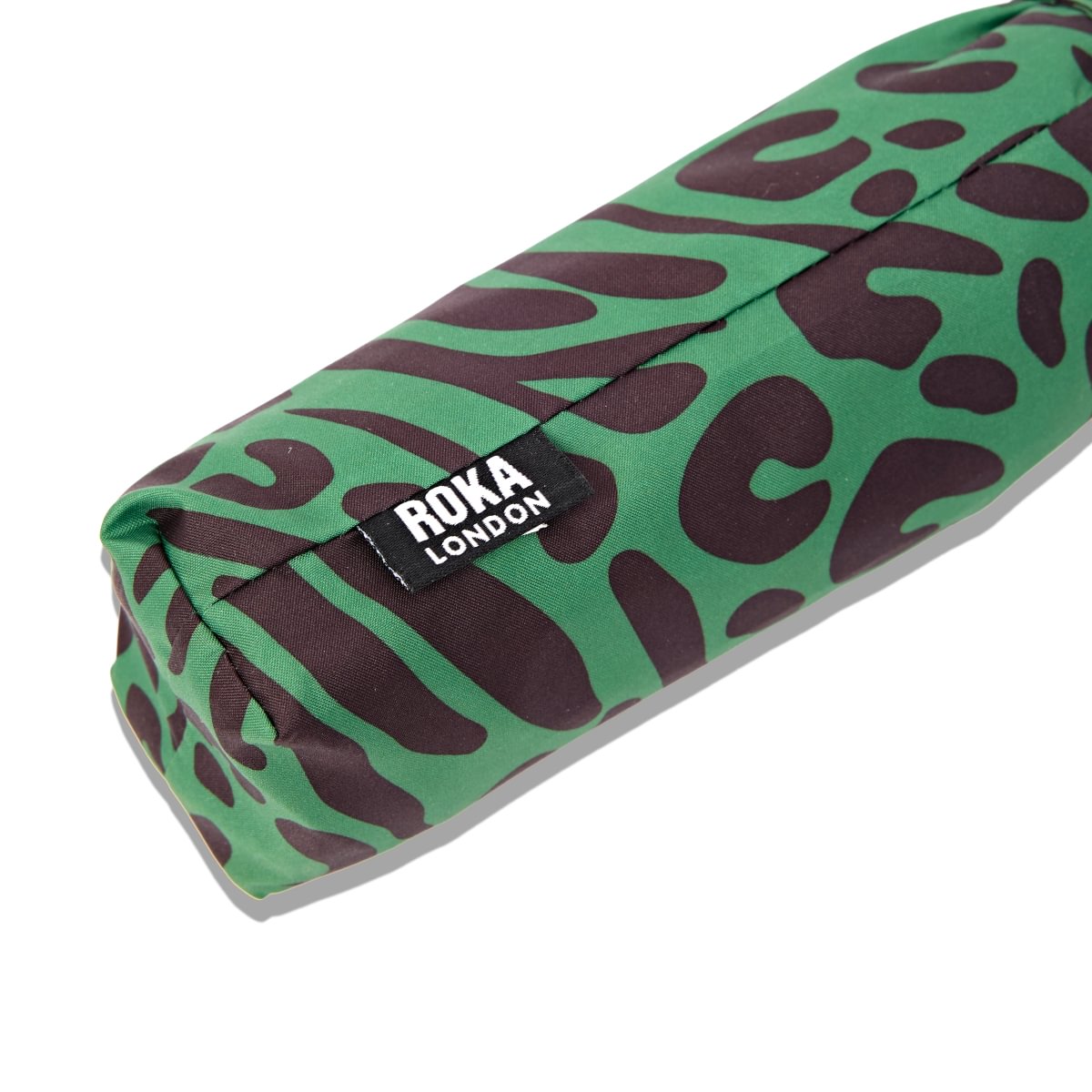 Roka Waterloo Umbrella Sustainable: Mixed Animal Artichoke at Bibelot Leek UK Stockist