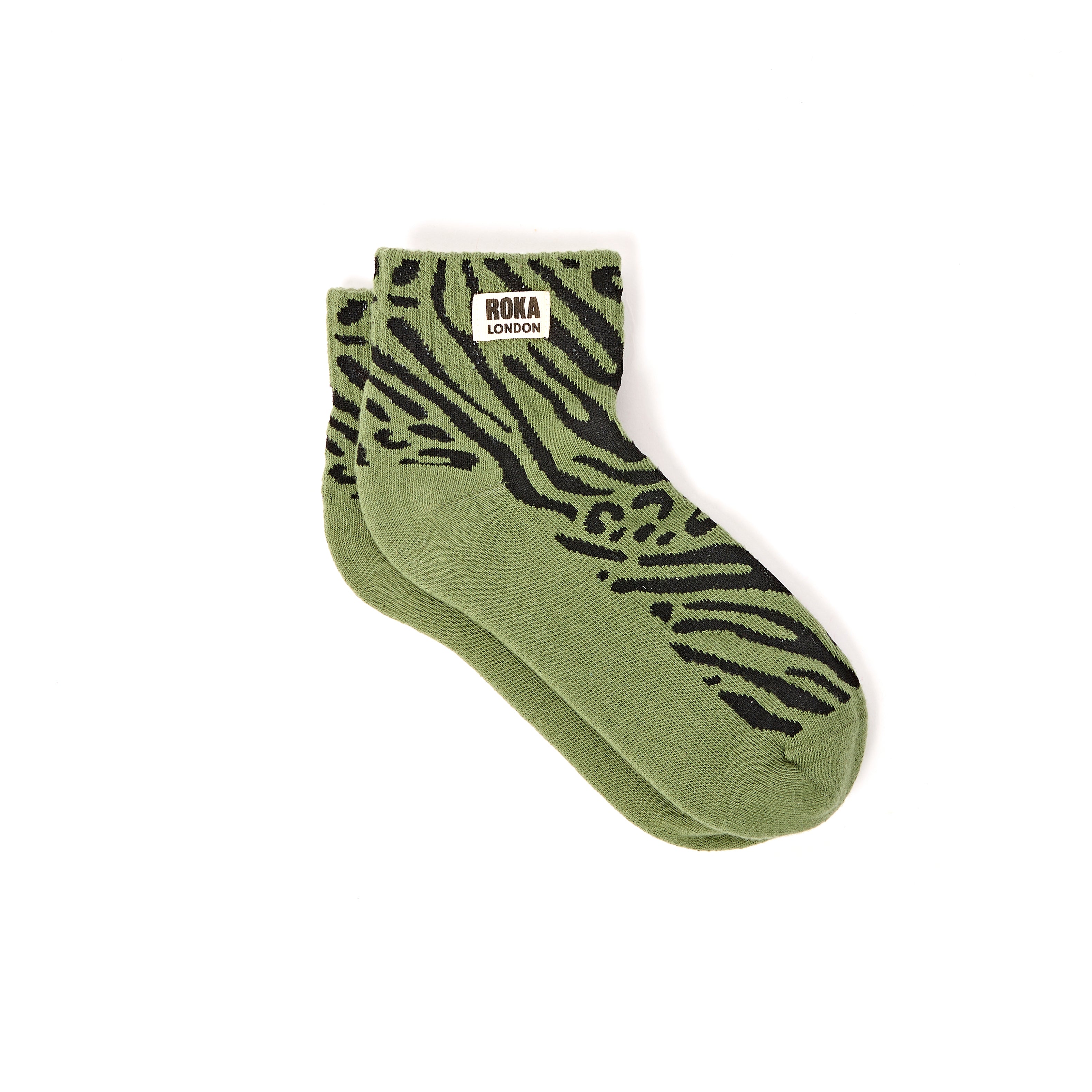 ROKA Wembley Womens socks mixed animal artichoke at Bibelot Leek UK Stockist