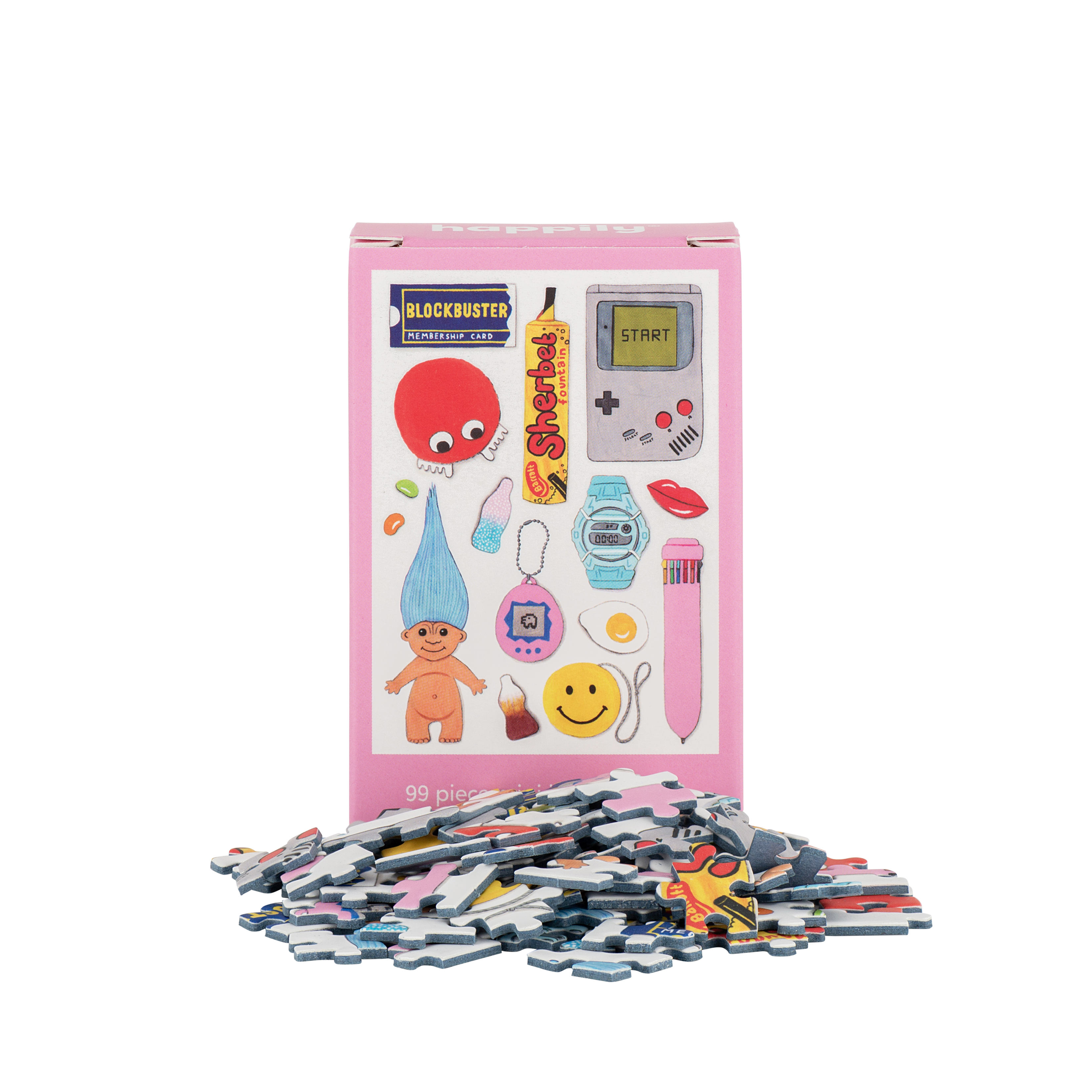 Retro 90's - 99 Piece Mini Jigsaw Puzzle Happily Puzzles