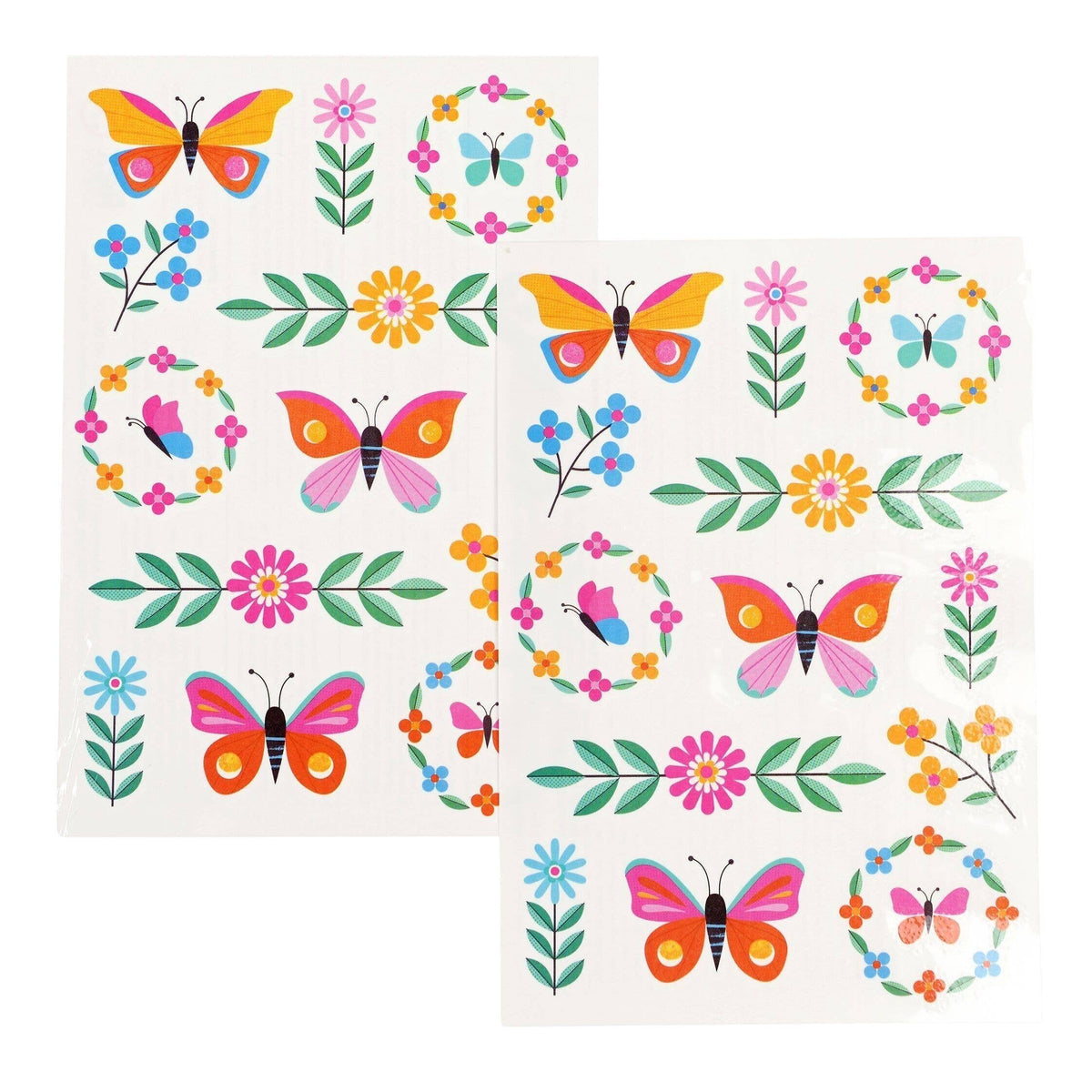 Rex London Temporary Tattoos - Floral Flutter at Bibelot Leek UK Stockist
