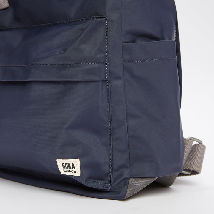Roka Backpack Small Canfield B Recycled Nylon: Midnight