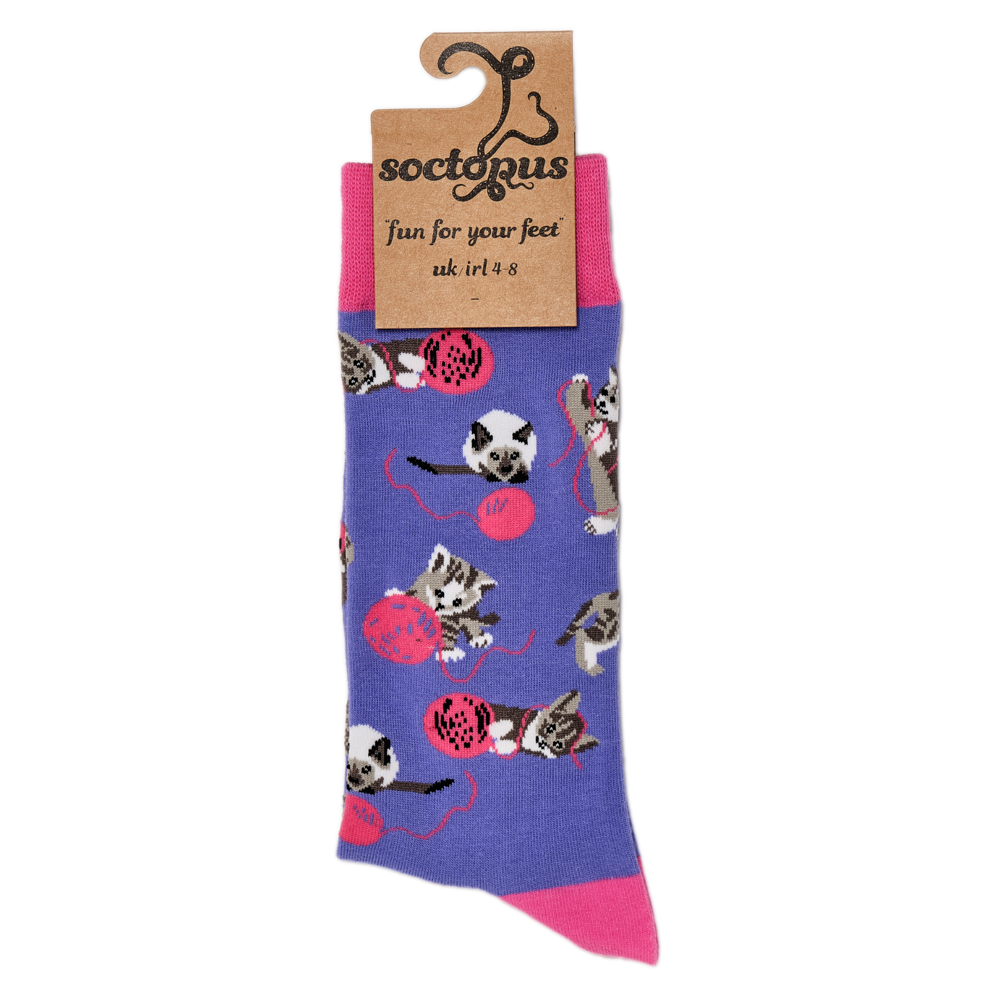 Socktopus Cats and Wool Socks Bibelot Leek