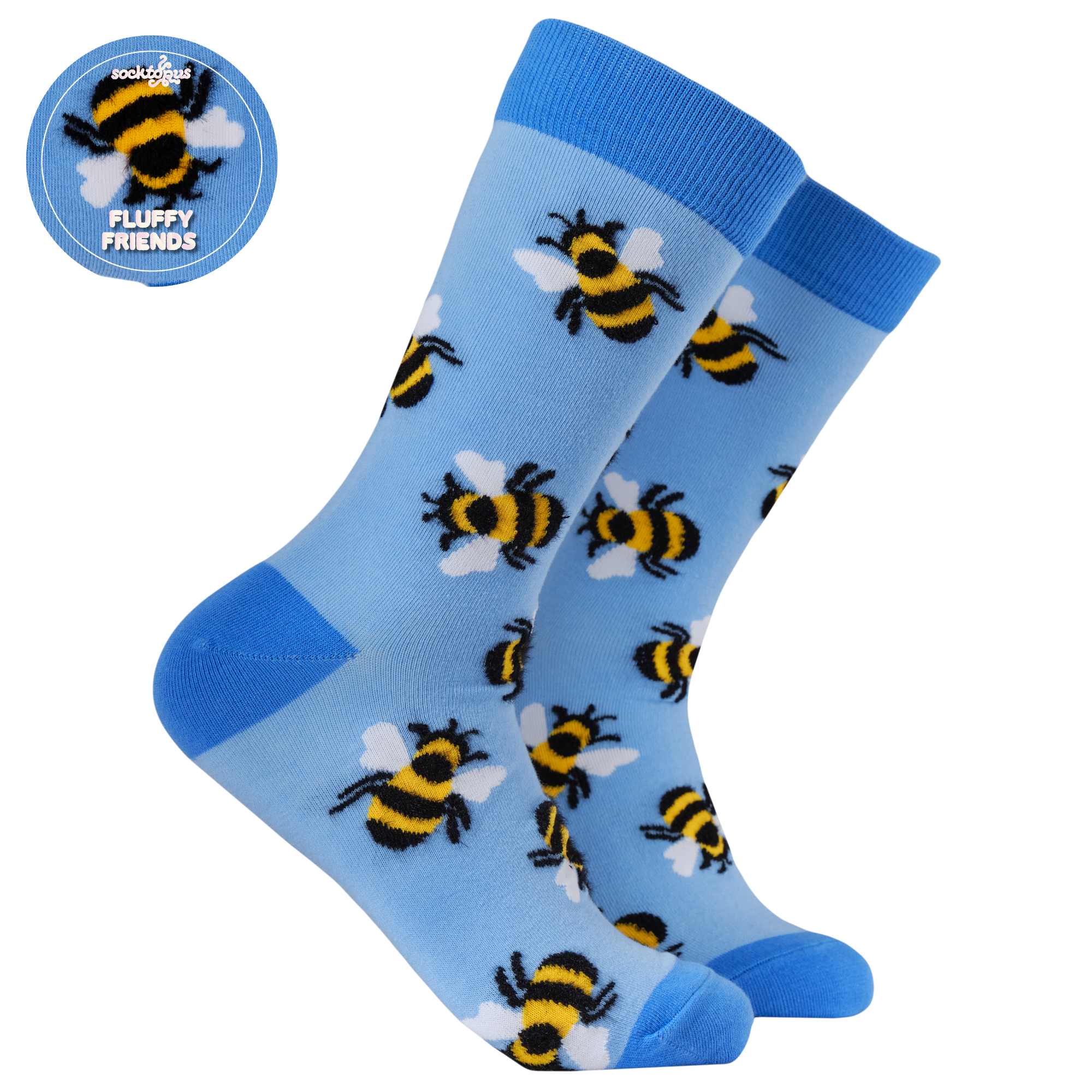 Socktopus Fluffy Bees Socks UK Stockist