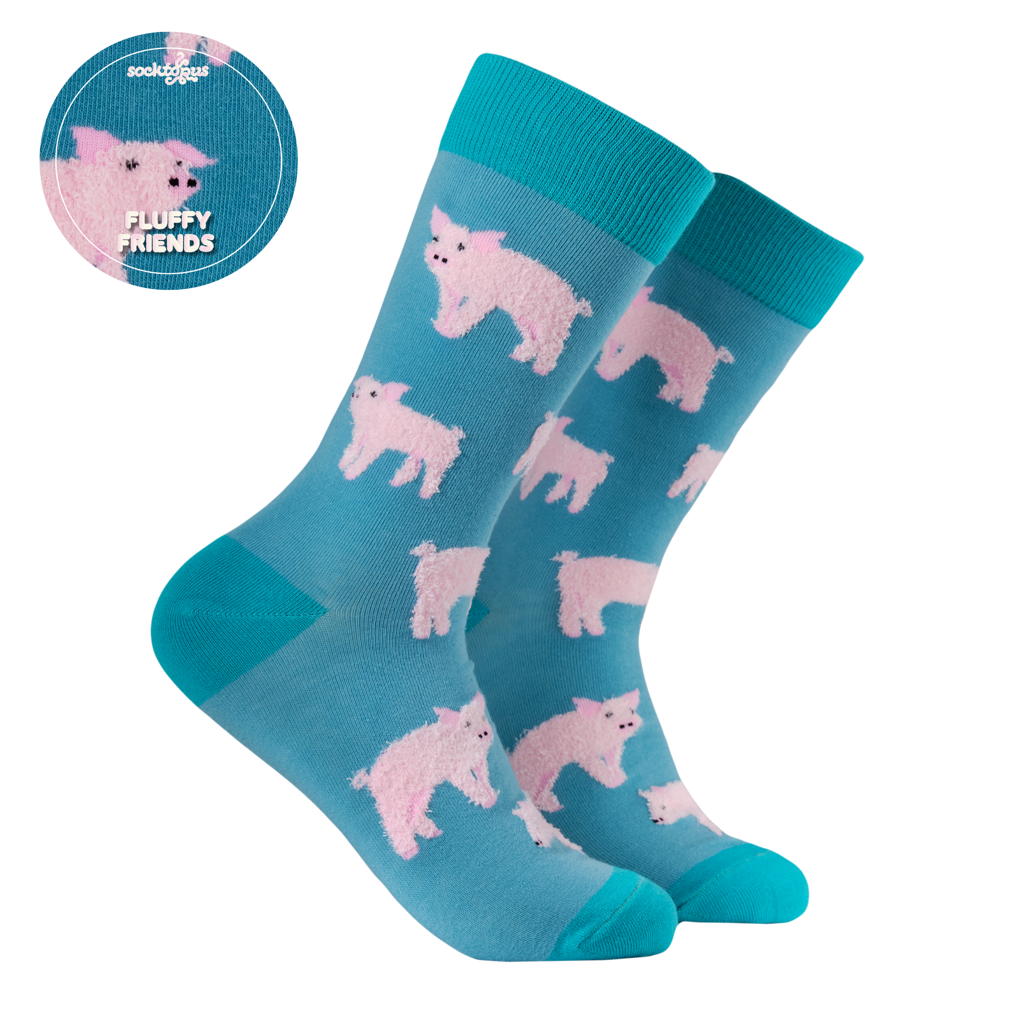 Socktopus Fluffy Piglet Socks UK Stockist