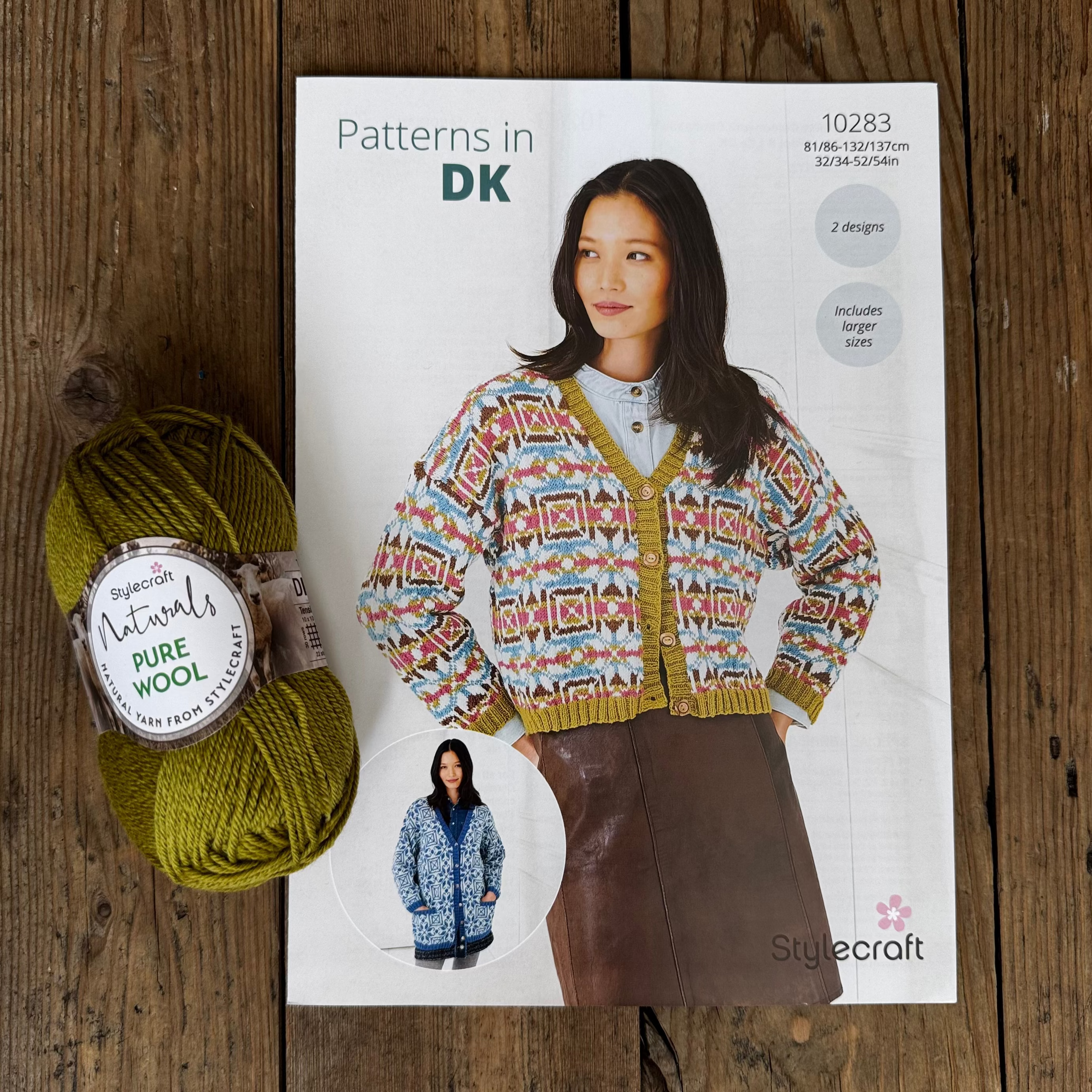 Stylecraft Pure Wool DK Patterns at Bibelot Leek UK Stockist
